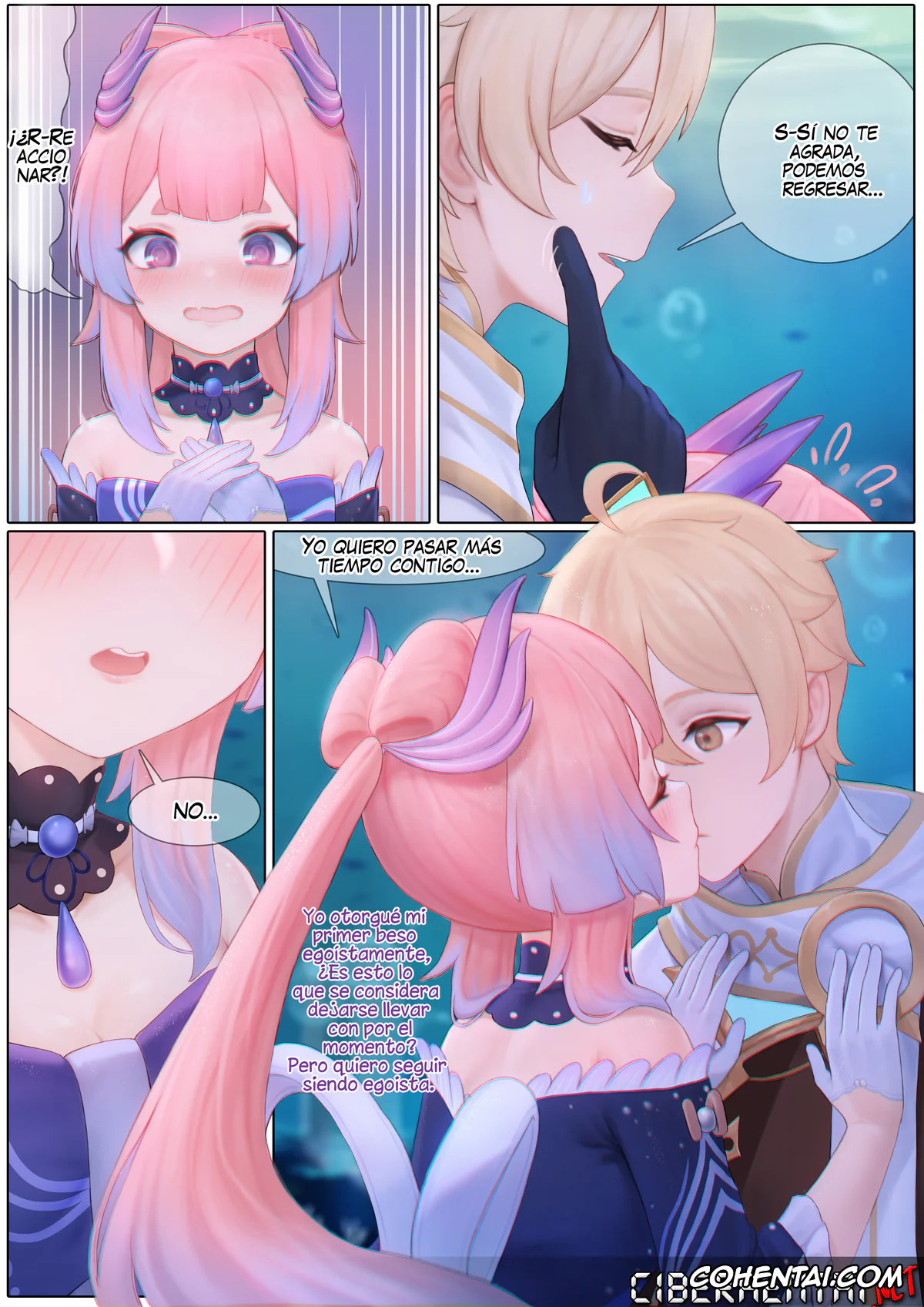 Genshin Impact hentai, Aether hentai, Kokomi Sangonomiya hentai, Flustered Kokomi (Genshin Impact), pagina 12