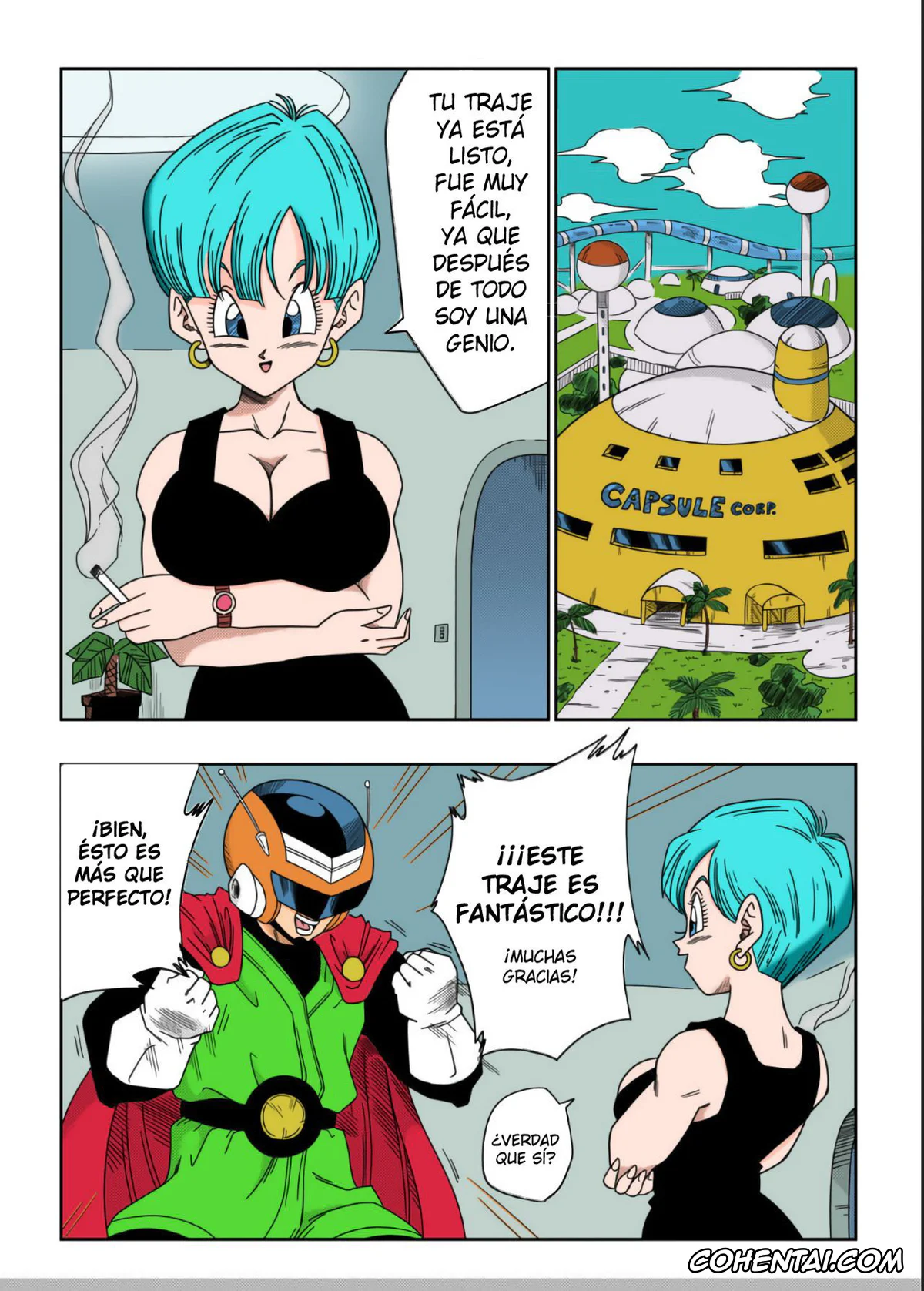 Dragon Ball Z porno, Bulma Briefs porno, Son Gohan porno, DagonBall – Love Triangle Z 3 (Dragon Ball Z), pagina 2