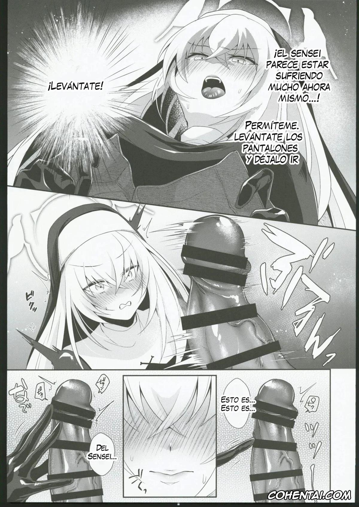 Blue Archive xxx, Sakurako Utazumi xxx, Sensei xxx, Oyurushi kudasai Sakurako-sama (Blue Archive), pagina 4