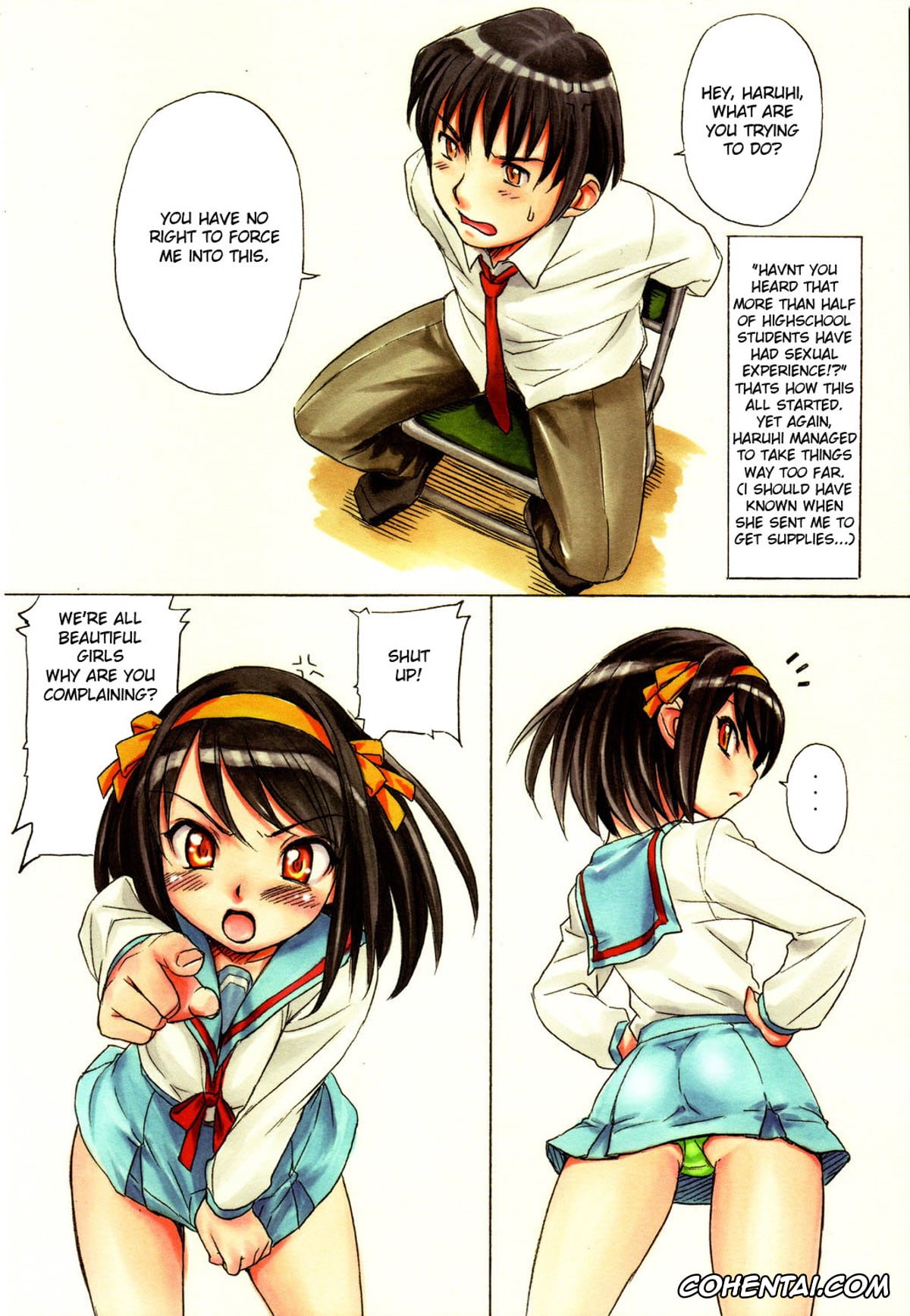 The Melancholy Of Haruhi Suzumiya | Suzumiya Haruhi No Yuuutsu hentai, Haruhi Suzumiya hentai, Kyon hentai, Mikuru Asahina hentai, Yuki Nagato hentai, Suzumiya Haruhi no Nisemono (Tetsuwan Nurse) (Suzumiya Haruhi no Yuuutsu), pagina 3