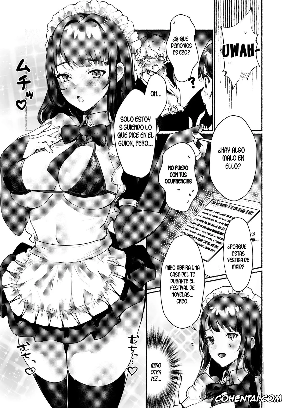 Genshin Impact xxx, Aether xxx, Raiden Shogun xxx, Sara Kujou xxx, Inazuma Da-Maid Chaya ~Itsumo yori Ecchi na Kibun no Maid-san to Cosplay Ecchi~ (Genshin Impact), pagina 4