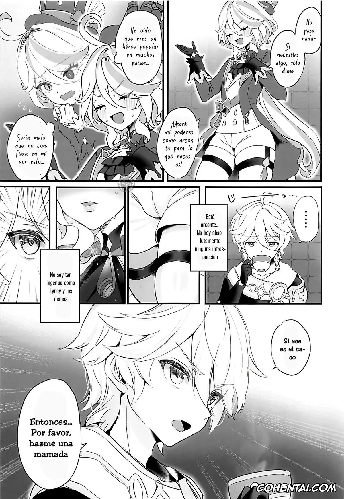 Genshin Impact xxx, Aether xxx, Focalors | Lady Furina xxx, Kimi no Guroshi de Kanpai (Genshin Impact), pagina 4