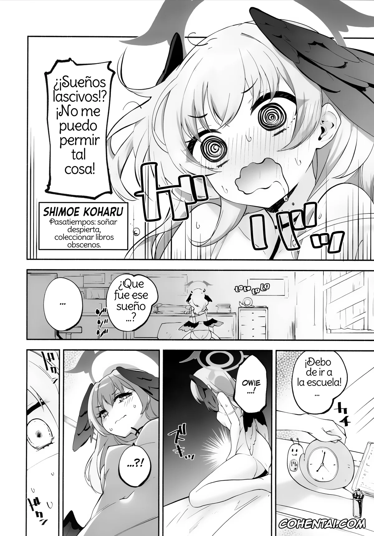 Blue Archive hentai, Koharu Shimoe hentai, Mika Misono hentai, Koharu-chan tte Sounanda (Blue Archive), pagina 3