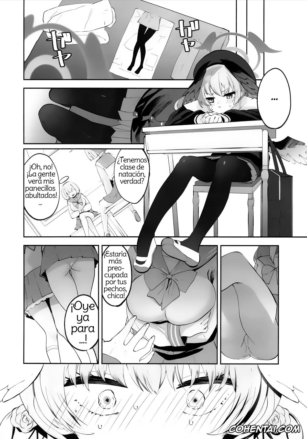 Blue Archive hentai, Koharu Shimoe hentai, Mika Misono hentai, Koharu-chan tte Sounanda (Blue Archive), pagina 9