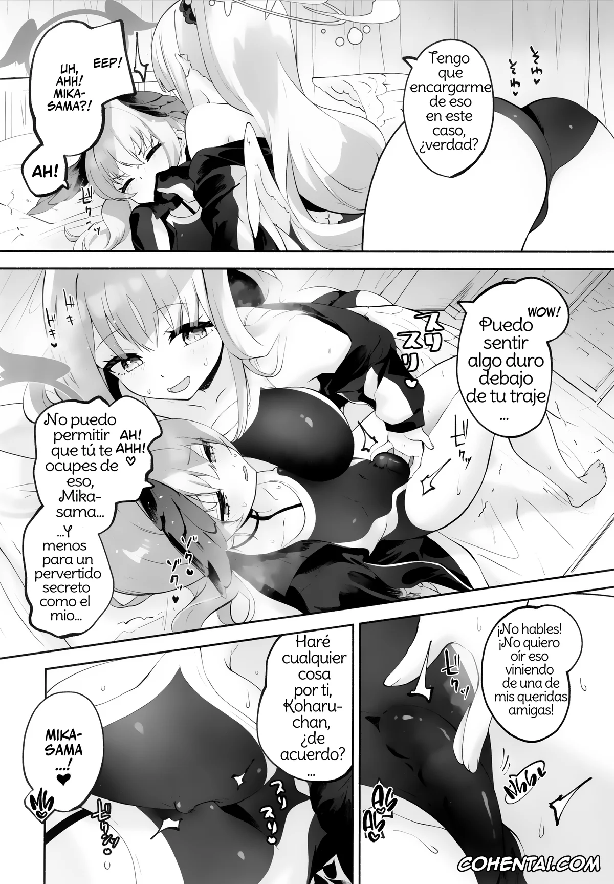 Blue Archive hentai, Koharu Shimoe hentai, Mika Misono hentai, Koharu-chan tte Sounanda (Blue Archive), pagina 21