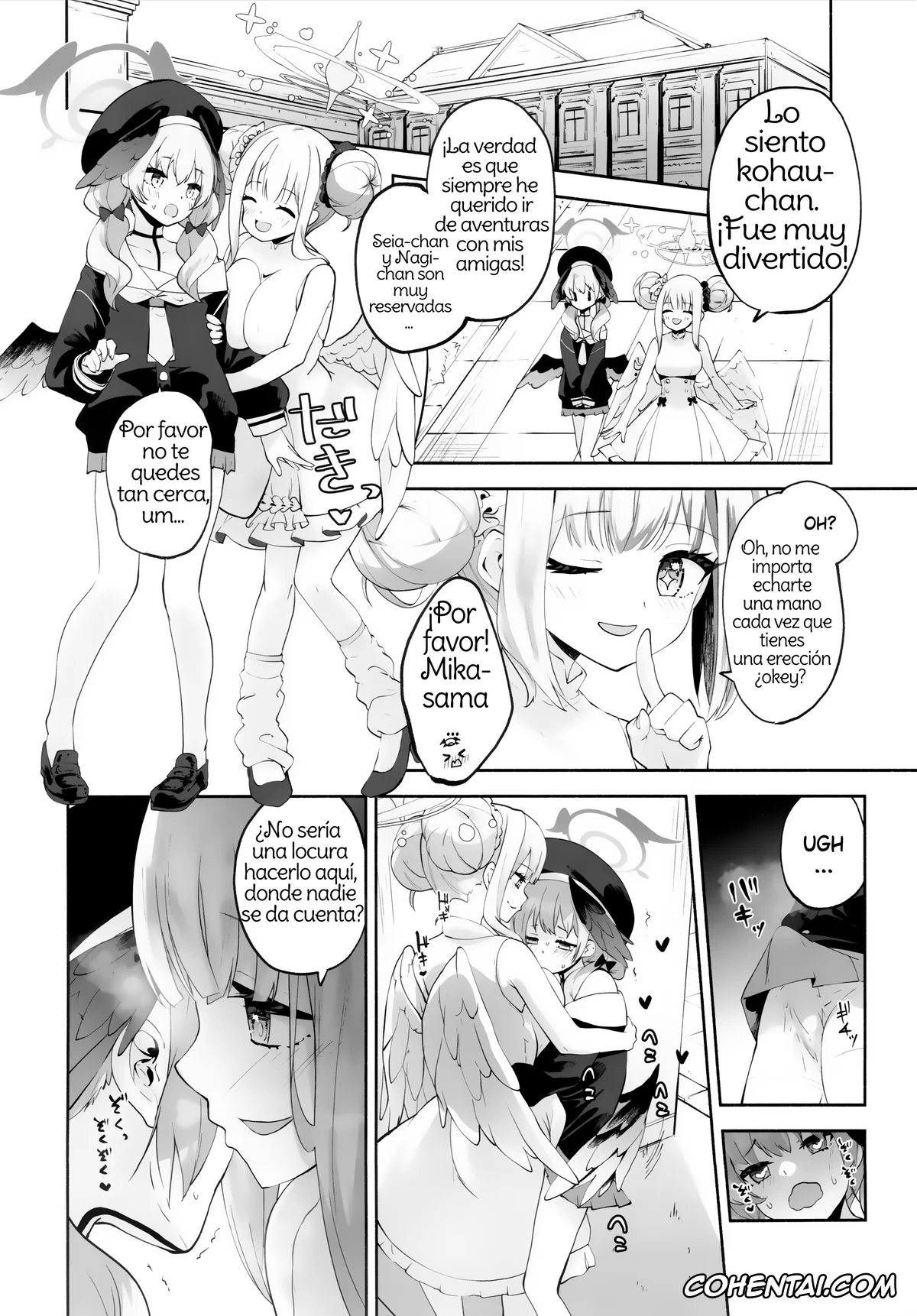 Blue Archive hentai, Koharu Shimoe hentai, Mika Misono hentai, Koharu-chan tte Sounanda (Blue Archive), pagina 27