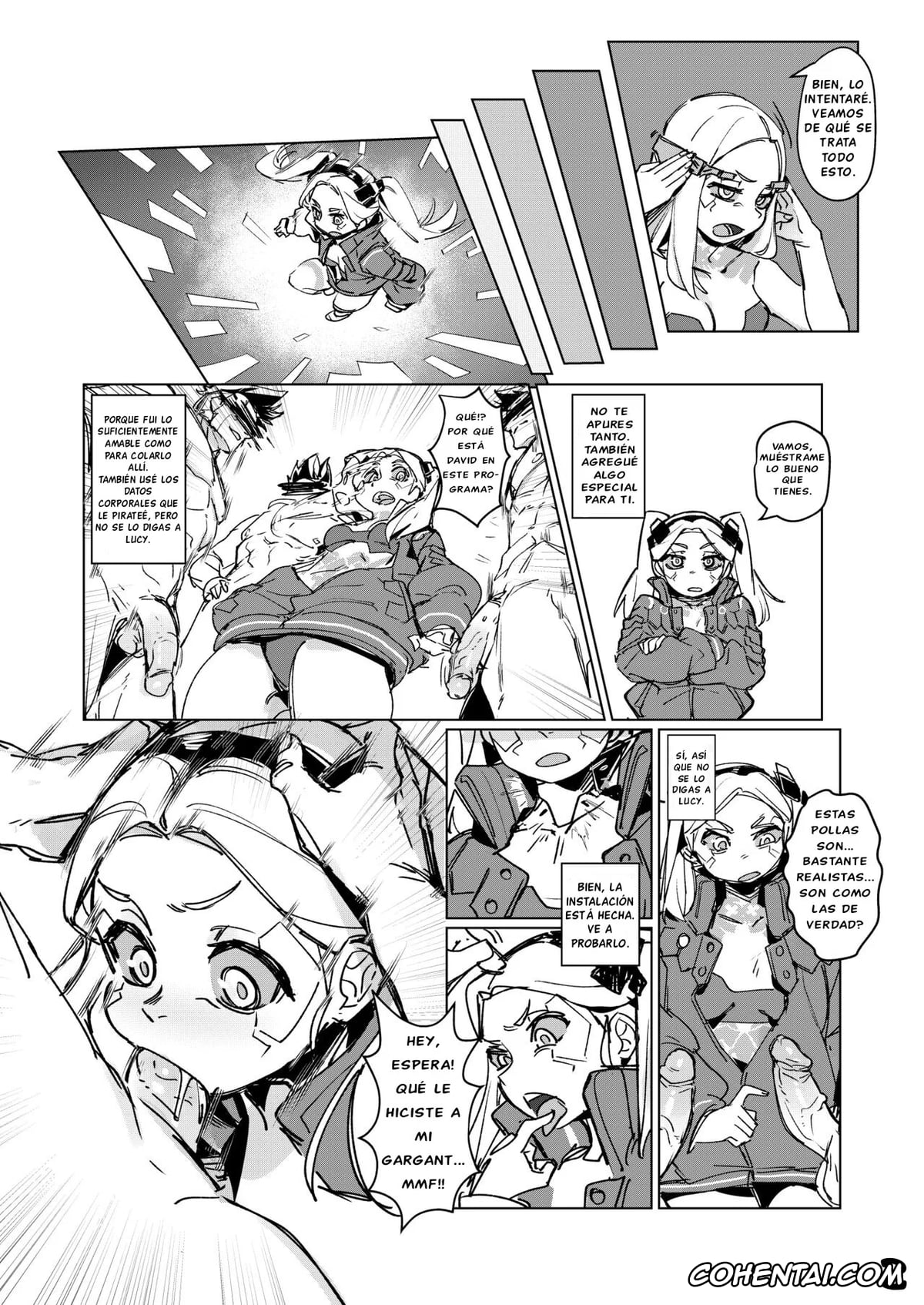 Cyberpunk hentai, David Martinez hentai, Kiwi hentai, Lucyna Kushinada hentai, Rebecca hentai, CyberDICK ERORUNNERS (Cyberpunk: Edgerunners), pagina 3