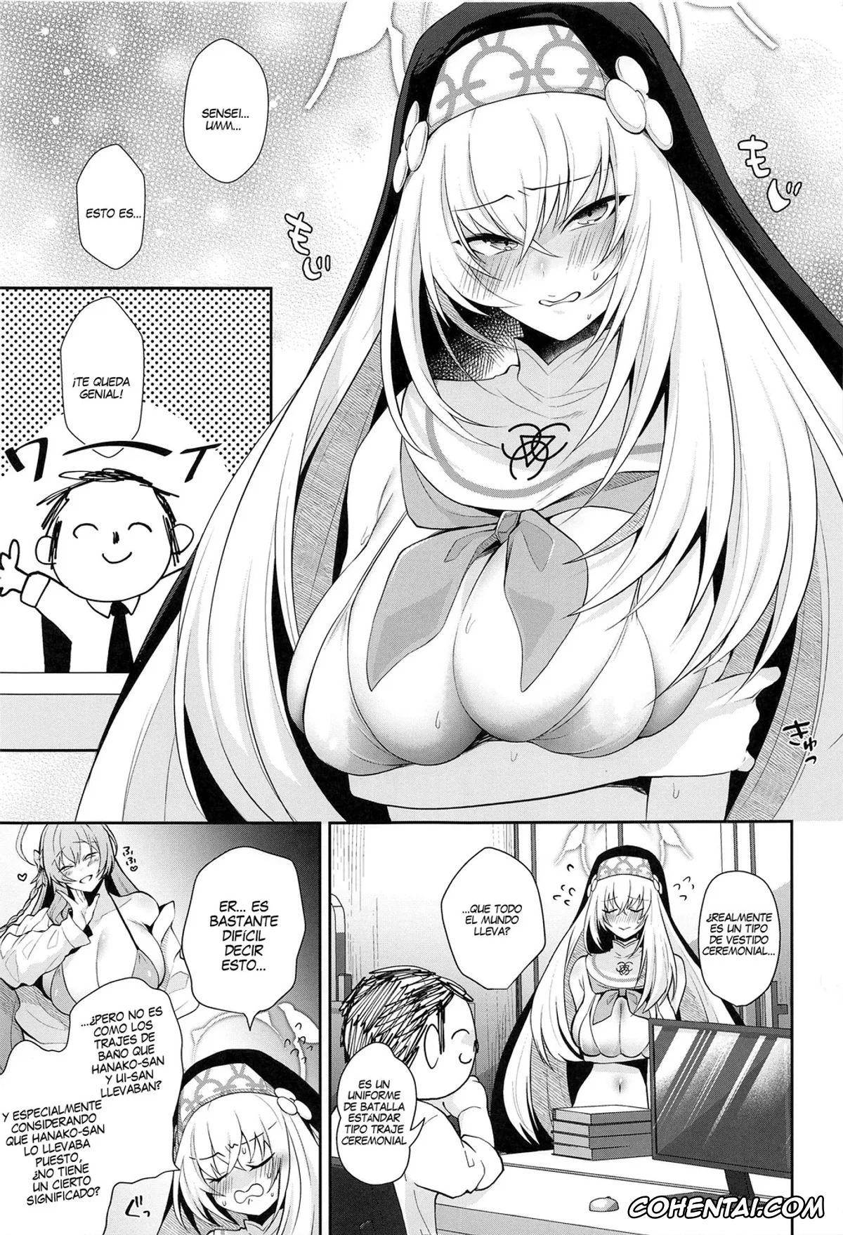 Blue Archive porno, Sakurako Utazumi porno, Sensei porno, Wappi~ Sakurako-sama wa Chorosugiru (Blue Archive), pagina 2