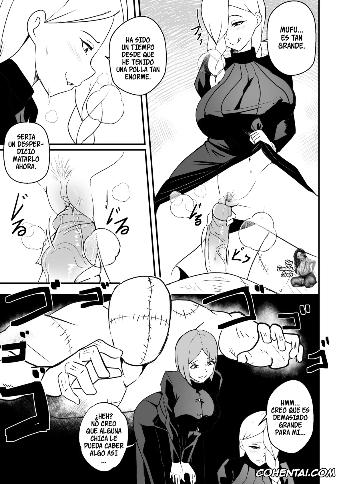 Jujutsu Kaisen hentai, Mei Mei hentai, Nobara Kugisaki hentai, Jujutsushi wa Maketa (Jujutsu Kaisen), pagina 6