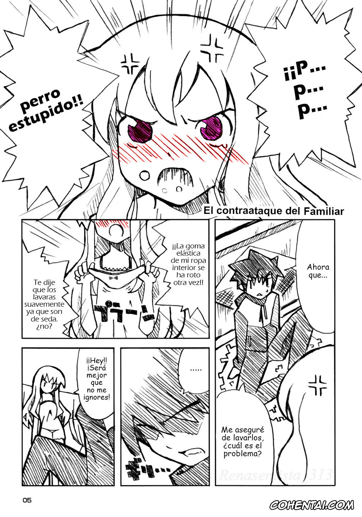 Zero No Tsukaima | The Familiar Of Zero xxx, Louise Francoise Le Blanc de La Valliere xxx, Goshujinsama no Momoiro Pantsu (Zero no Tsukaima), pagina 4