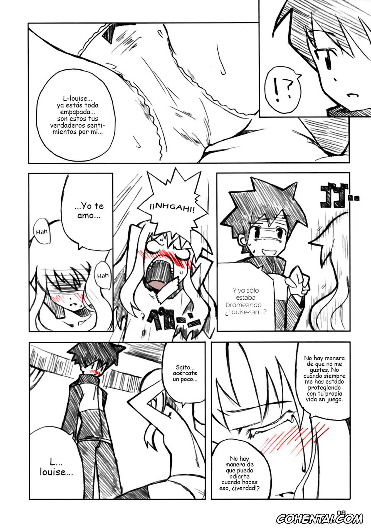 Zero No Tsukaima | The Familiar Of Zero xxx, Louise Francoise Le Blanc de La Valliere xxx, Goshujinsama no Momoiro Pantsu (Zero no Tsukaima), pagina 7