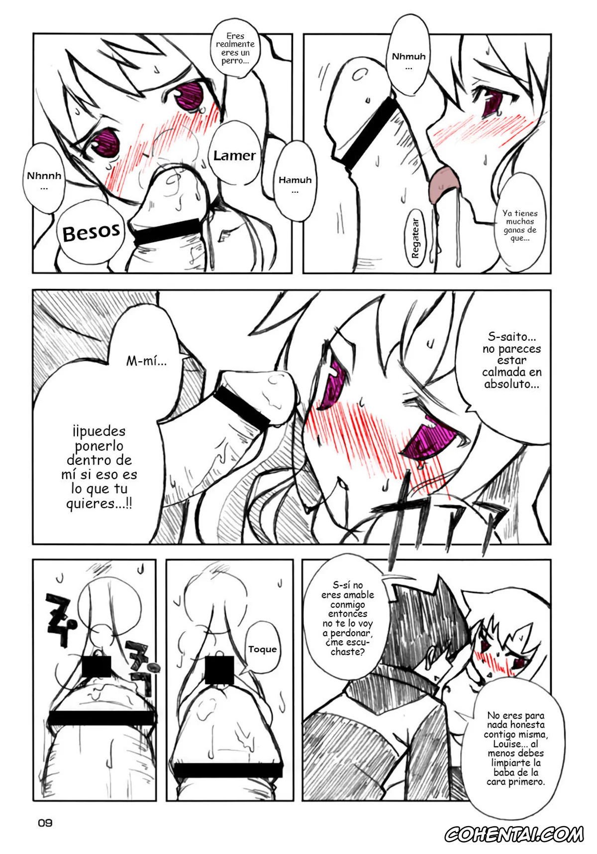 Zero No Tsukaima | The Familiar Of Zero porno, Louise Francoise Le Blanc de La Valliere porno, Goshujinsama no Momoiro Pantsu (Zero no Tsukaima), pagina 8