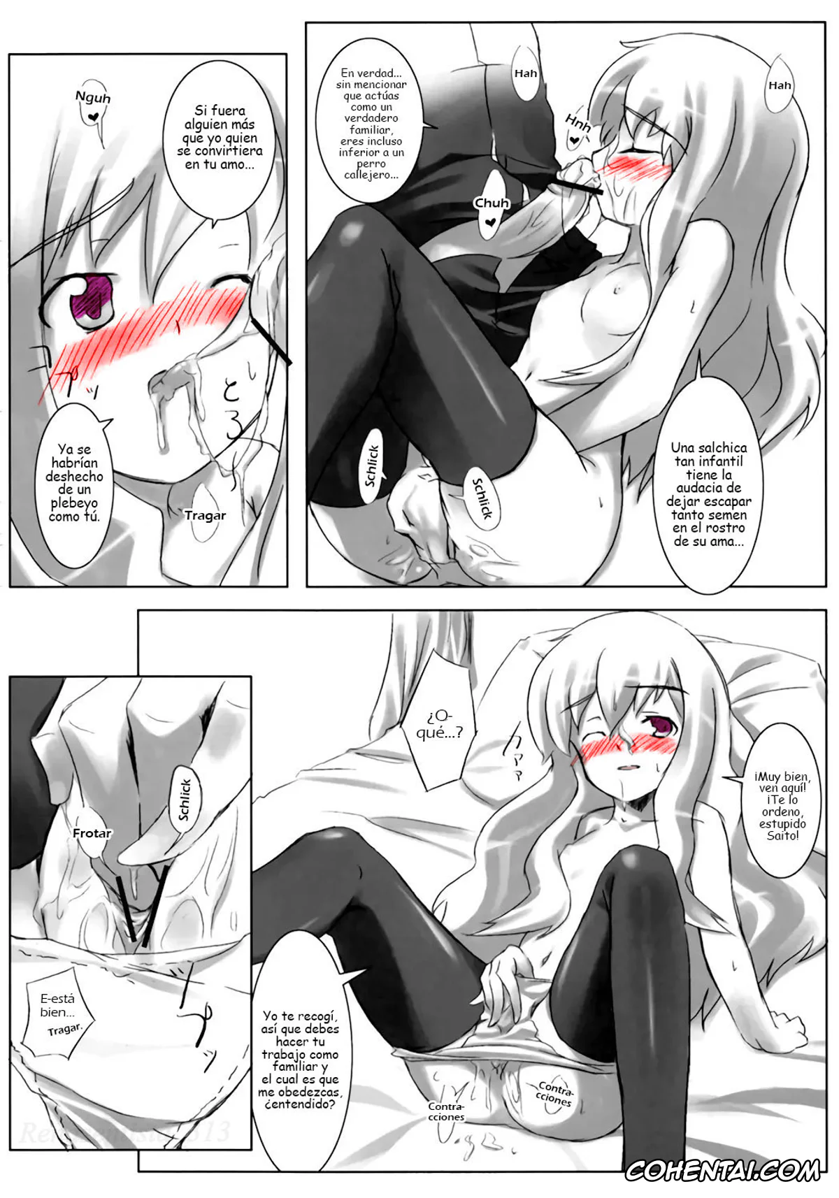 Zero No Tsukaima | The Familiar Of Zero porno, Louise Francoise Le Blanc de La Valliere porno, Goshujinsama no Momoiro Pantsu (Zero no Tsukaima), pagina 17