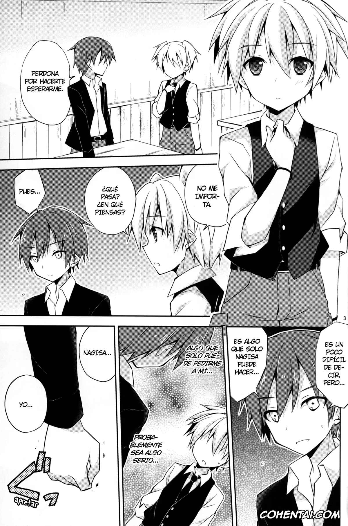 Ansatsu Kyoushitsu | Assassination Classroom porno, Karma Akabane porno, Nagisa Shiota porno, Kimi ni Shika Dekinai Koto (Ansatsu Kyoushitsu), pagina 2
