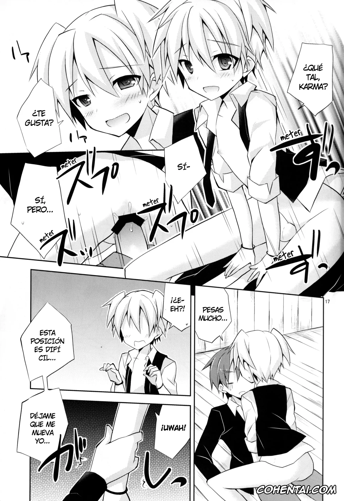 Ansatsu Kyoushitsu | Assassination Classroom xxx, Karma Akabane xxx, Nagisa Shiota xxx, Kimi ni Shika Dekinai Koto (Ansatsu Kyoushitsu), pagina 16