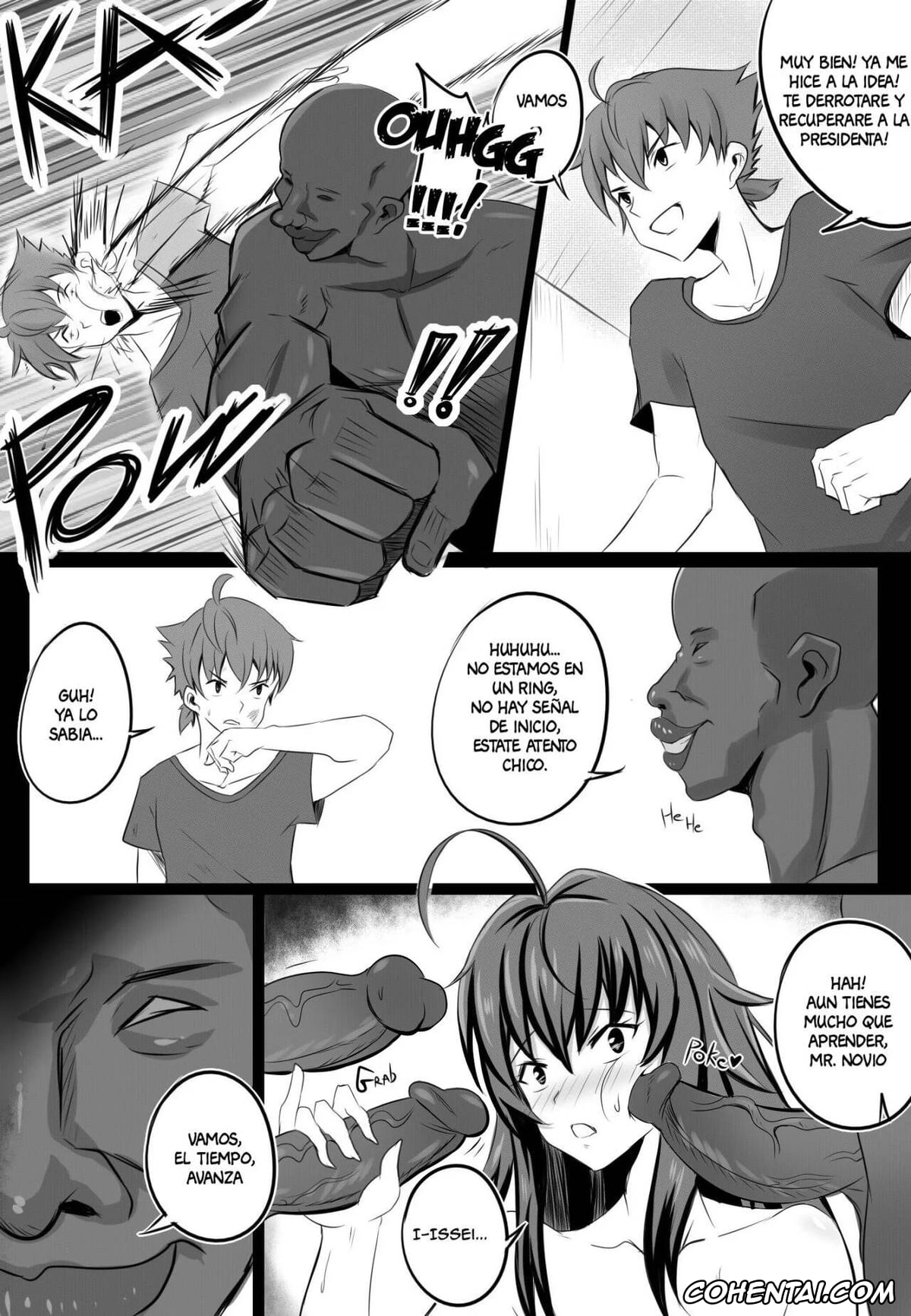 Highschool DxD hentai, Rias Gremory hentai, B-Trayal 13-2 Rias (Highschool DxD), pagina 6