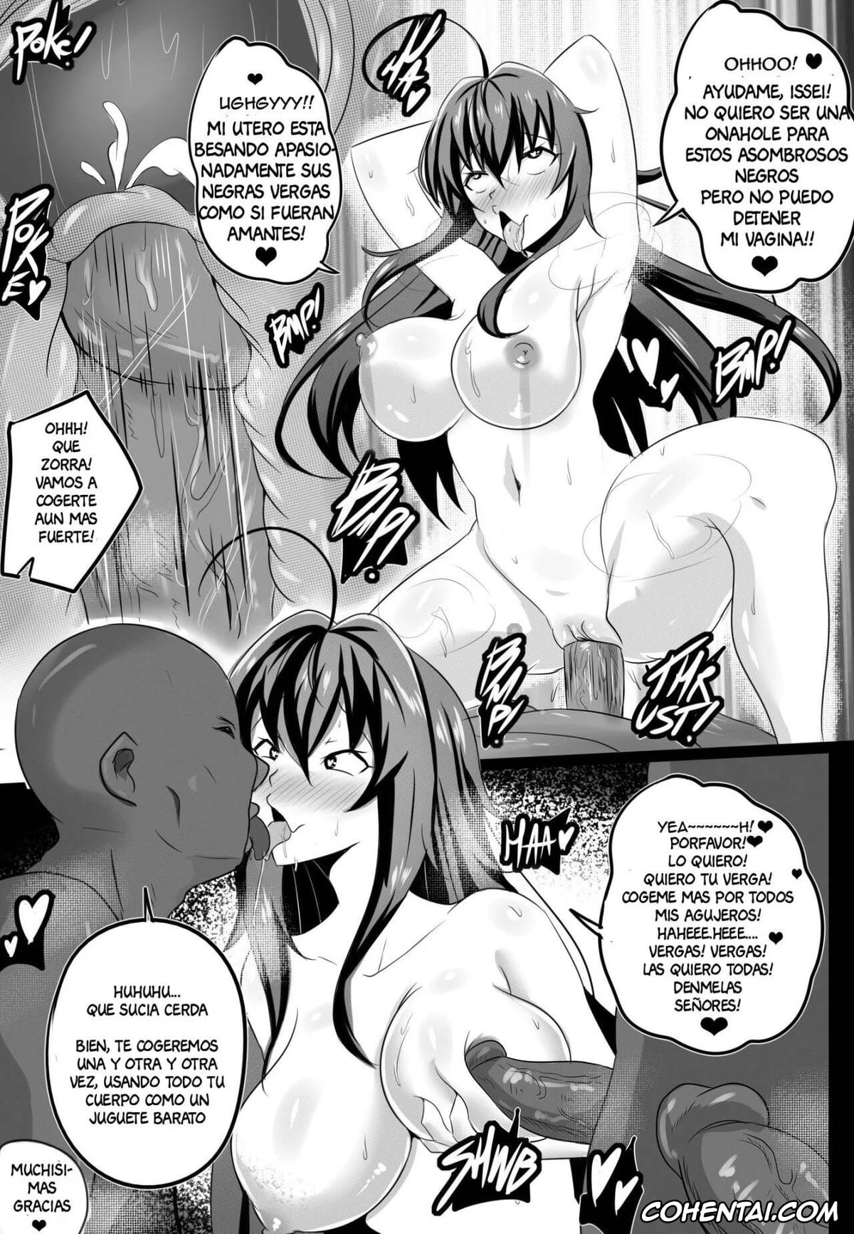 Highschool DxD hentai, Rias Gremory hentai, B-Trayal 13-2 Rias (Highschool DxD), pagina 12