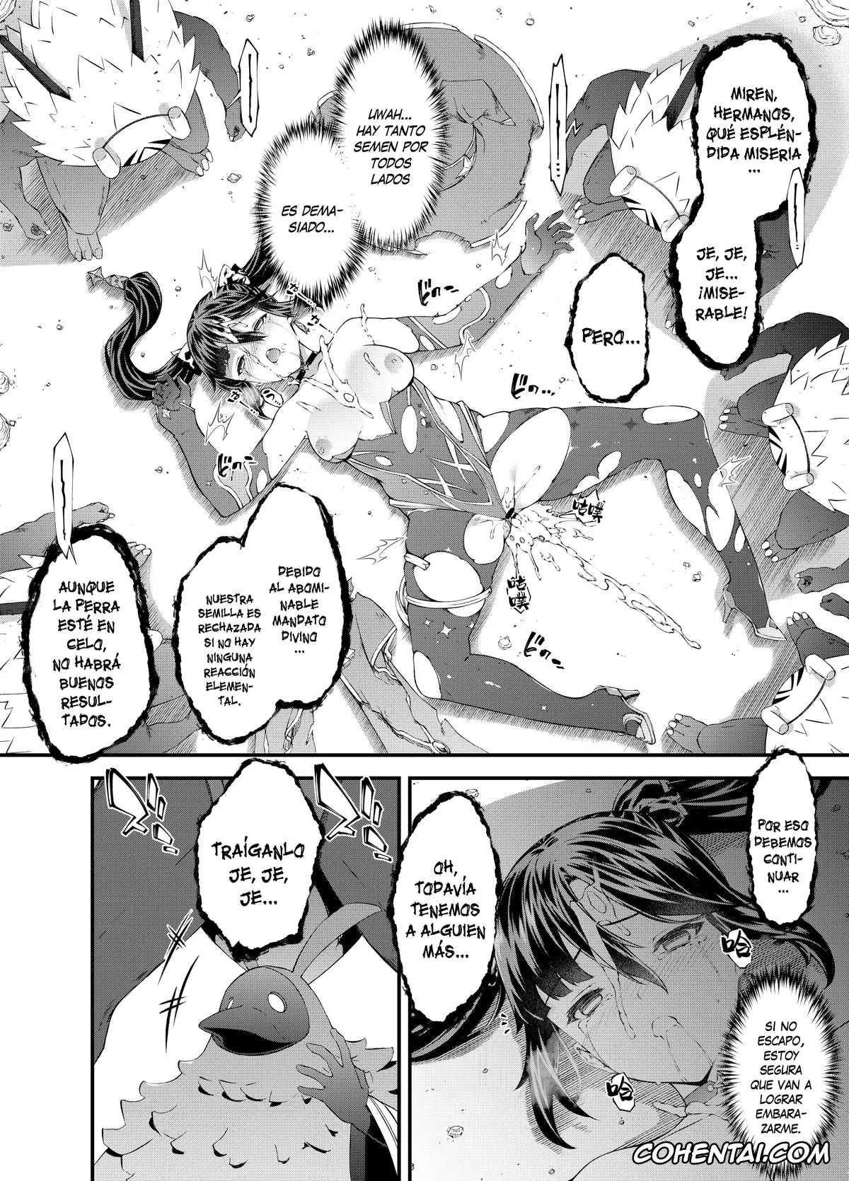 Genshin Impact xxx, Hilichurl xxx, Mitachurl xxx, Mona Megistus xxx, Hoshi ga Ochita Hi (Genshin Impact), pagina 19
