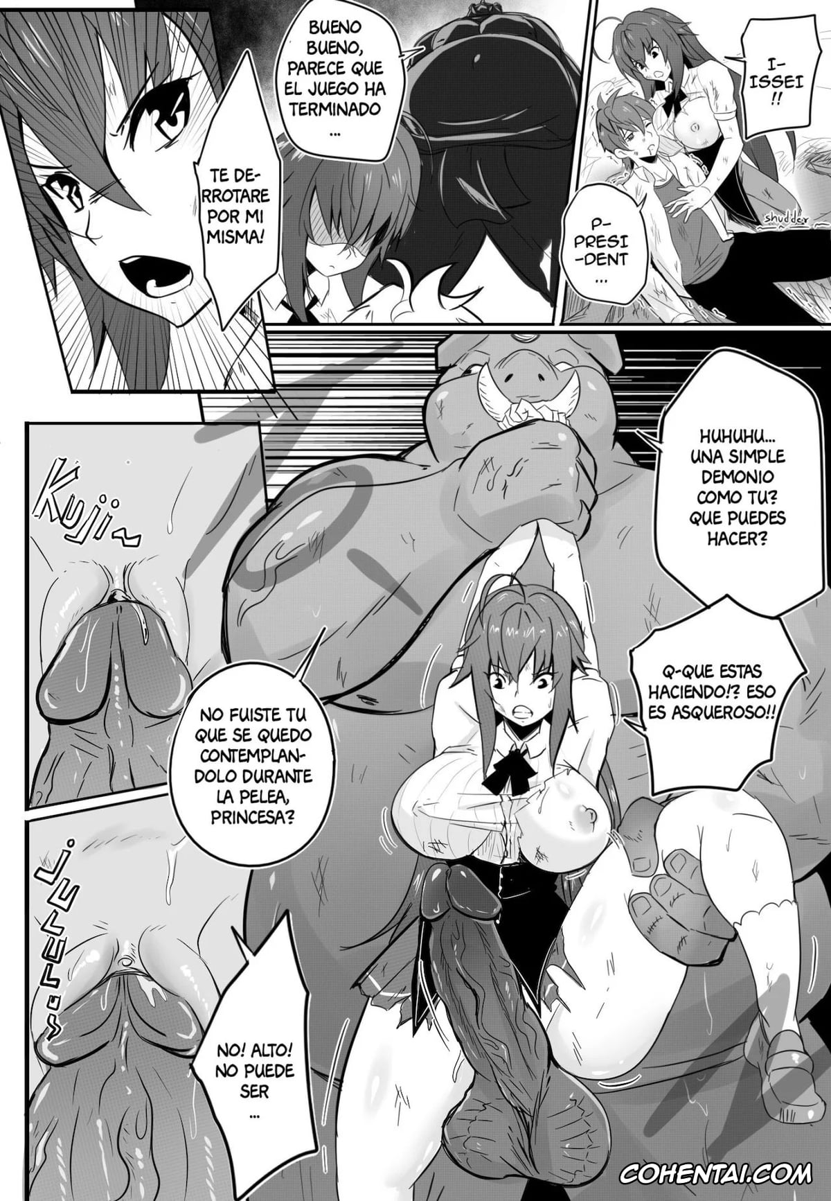Highschool DxD porno, Rias Gremory porno, B-Trayal 13-3 (Highschool DxD), pagina 8