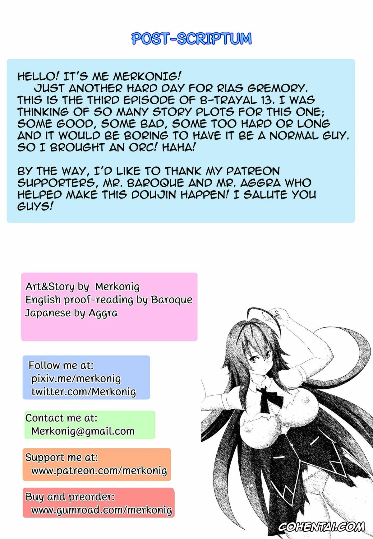 Highschool DxD xxx, Rias Gremory xxx, B-Trayal 13-3 (Highschool DxD), pagina 16