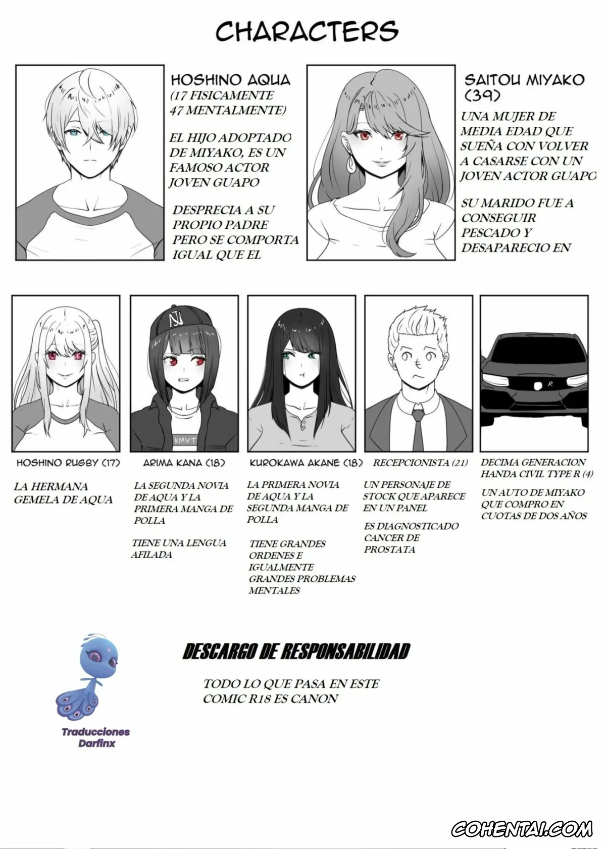 Oshi no Ko hentai, Aqua Hoshino hentai, Miyako Saitou hentai, ANAK PUNGUT (Oshi no Ko), pagina 3