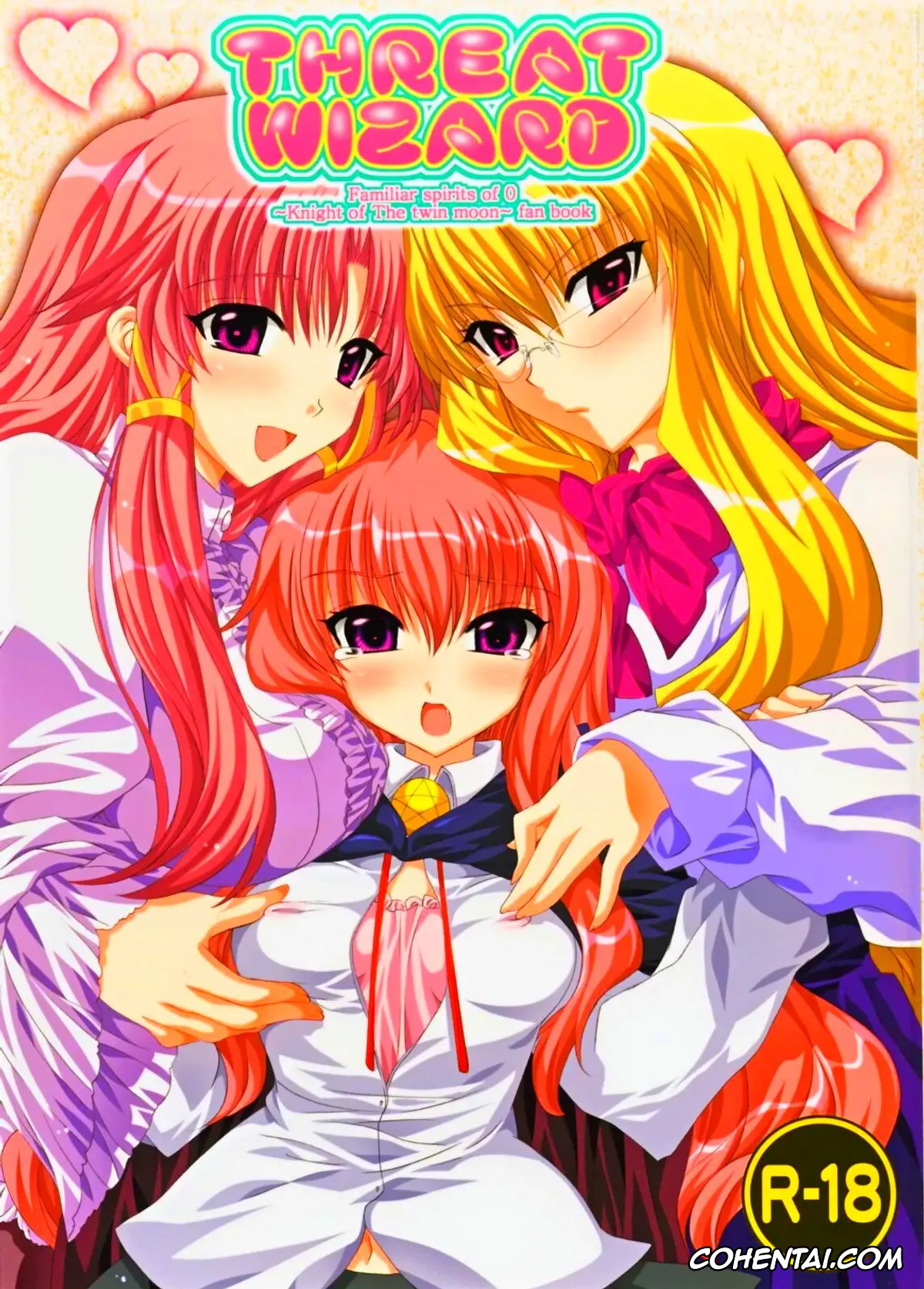 Zero No Tsukaima | The Familiar Of Zero xxx, Cattleya Yvette La Baume Le Blanc De La Fontaine xxx, Eleanor Albertine Le Blanc De La Blois De La Valliere xxx, Louise Francoise Le Blanc de La Valliere xxx, Saito Hiraga xxx, THREAT WIZARD (Zero no Tsukaima), pagina 1