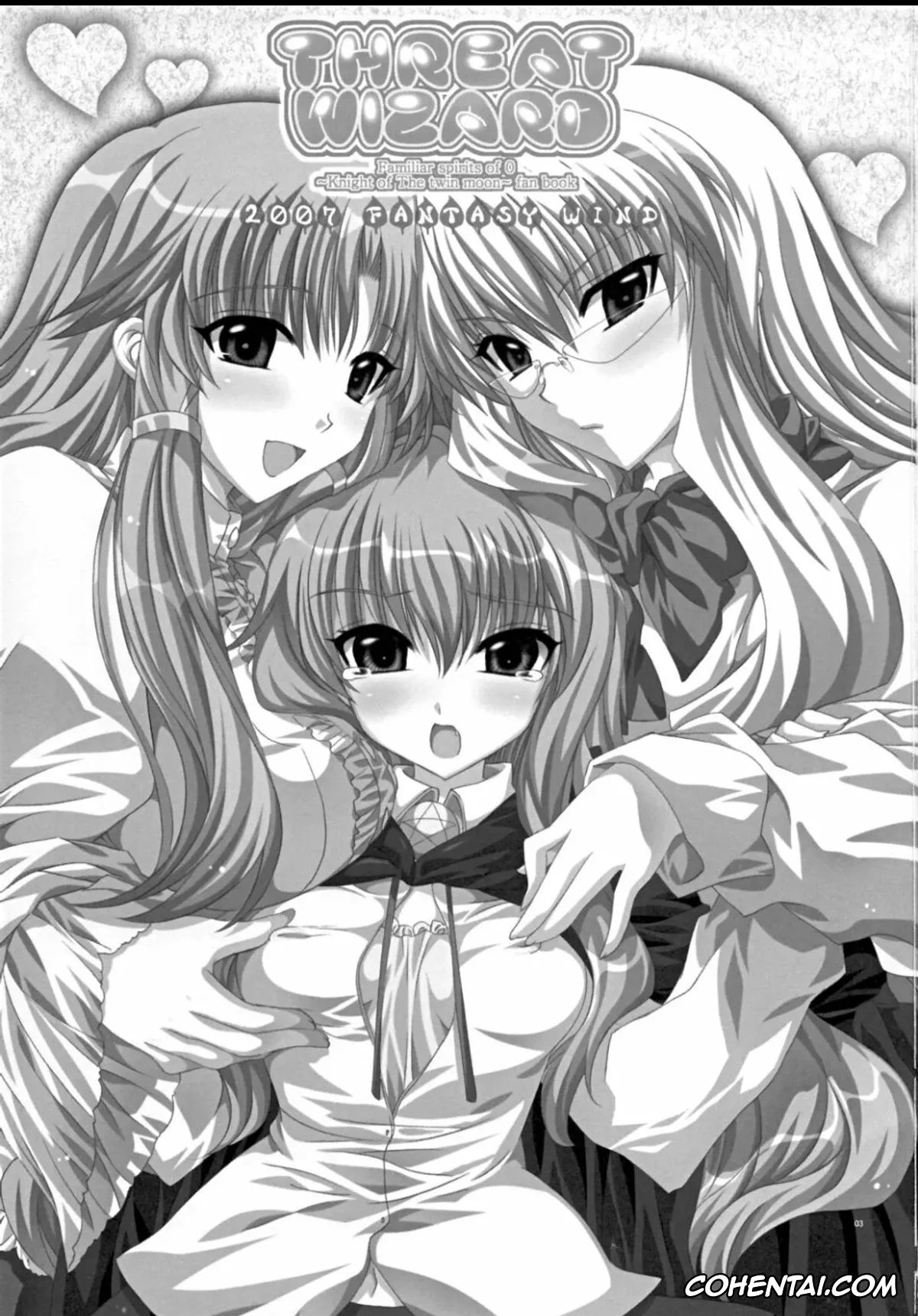 Zero No Tsukaima | The Familiar Of Zero hentai, Cattleya Yvette La Baume Le Blanc De La Fontaine hentai, Eleanor Albertine Le Blanc De La Blois De La Valliere hentai, Louise Francoise Le Blanc de La Valliere hentai, Saito Hiraga hentai, THREAT WIZARD (Zero no Tsukaima), pagina 3