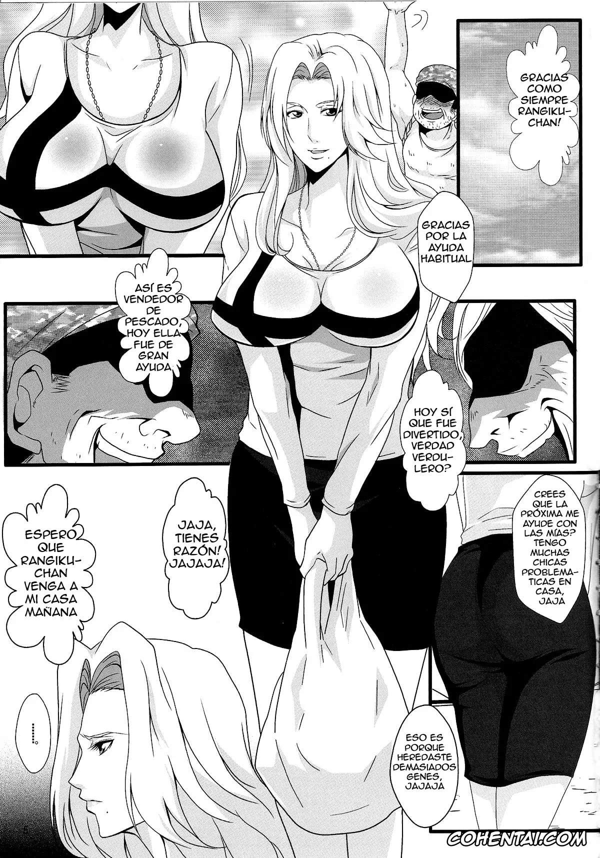 Bleach xxx, Rangiku Matsumoto xxx, Benten Kairaku 25 Rangiku no Himegoto (BLEACH), pagina 4