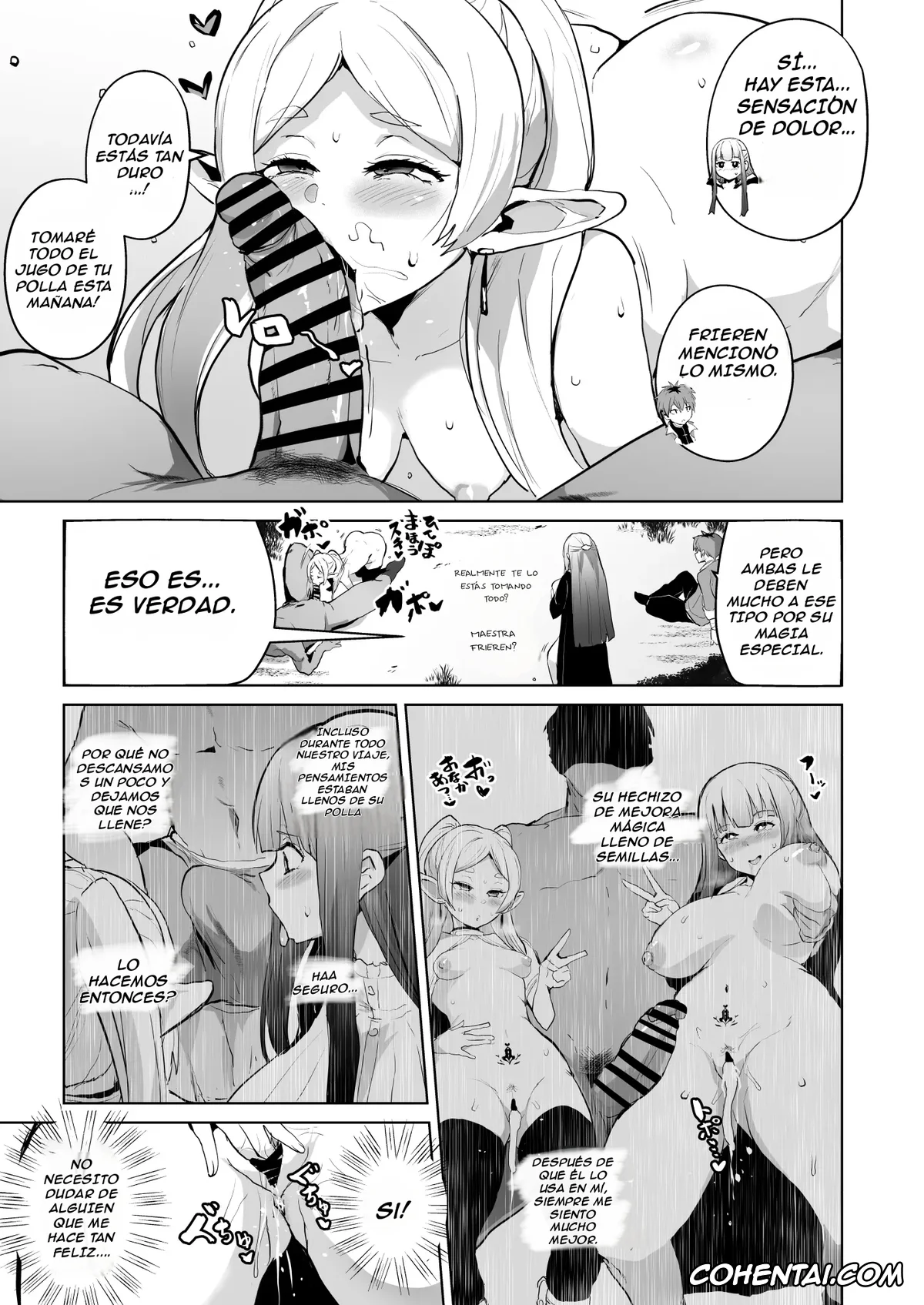 Sousou No Frieren | Frieren Beyond Journeys End xxx, Fern xxx, Frieren xxx, Joushiki Kaihen Ochiru Futari (Sousou no Frieren), pagina 4