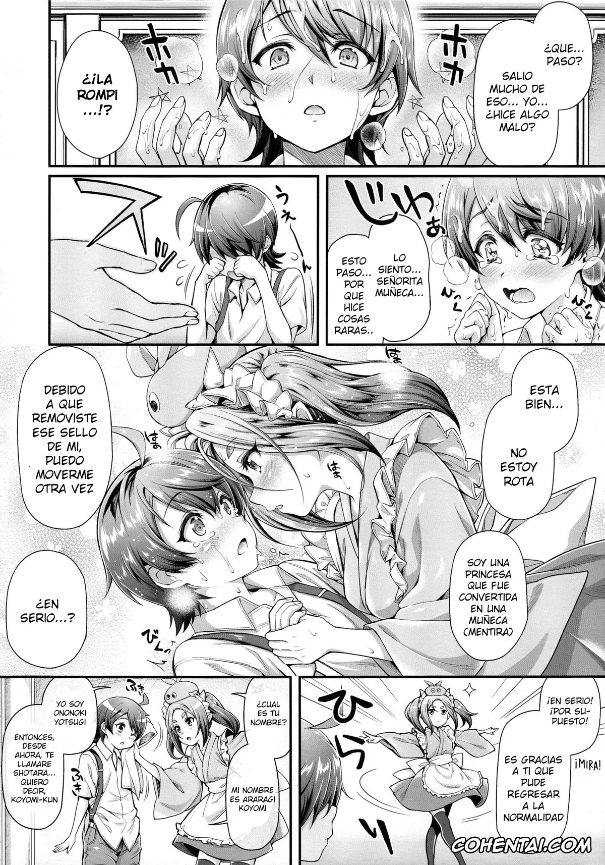 Bakemonogatari hentai, Koyomi Araragi hentai, Yotsugi Ononoki hentai, Pachimonogatari Part 14: Yotsugi Success (Bakemonogatari), pagina 9