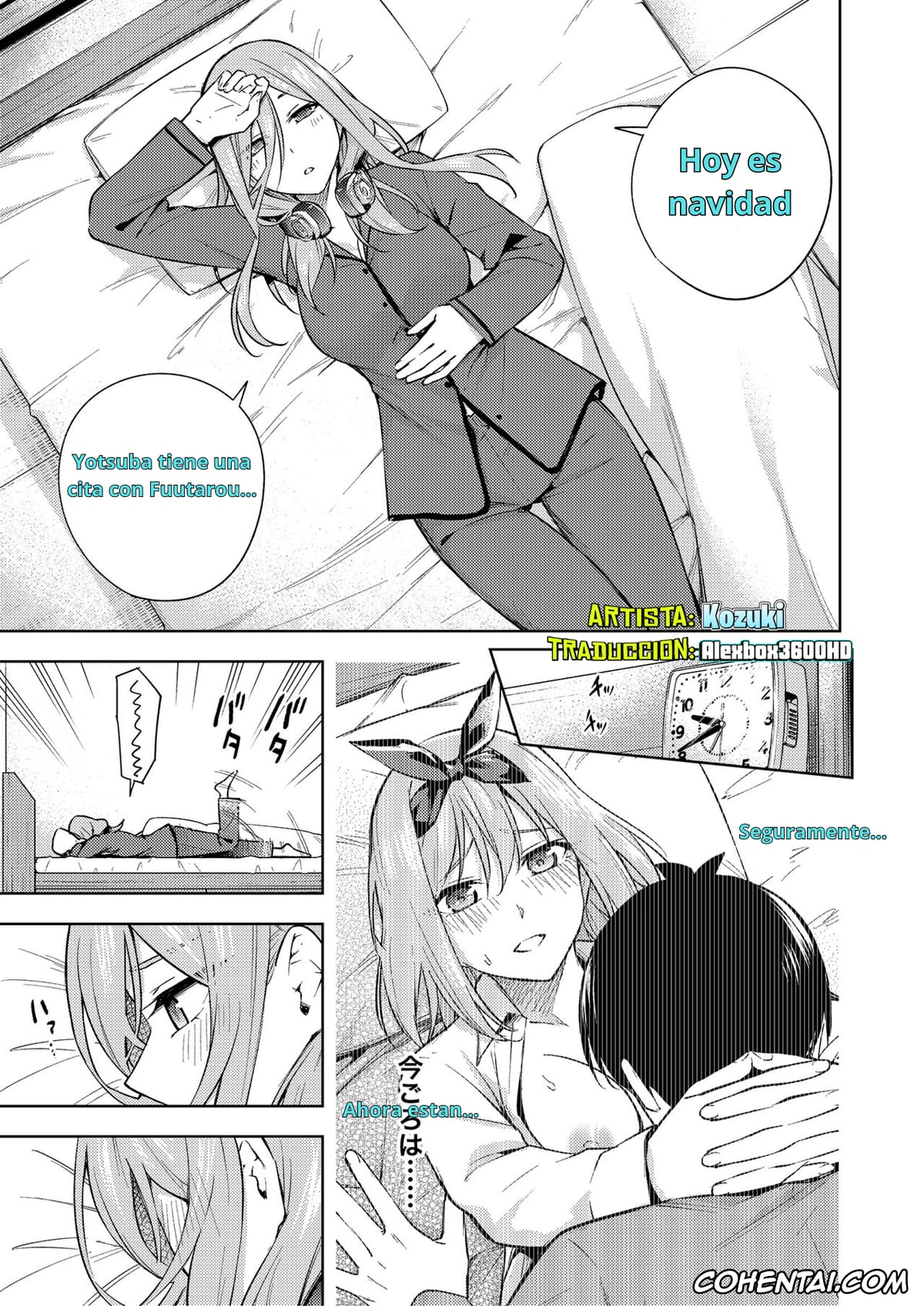 Gotoubun No Hanayome | The Quintessential Quintuplets hentai, Fuutarou Uesugi hentai, Miku Nakano hentai, Chri Bocchi Miku – Miku is alone at Christmas. (Gotoubun no Hanayome), pagina 3