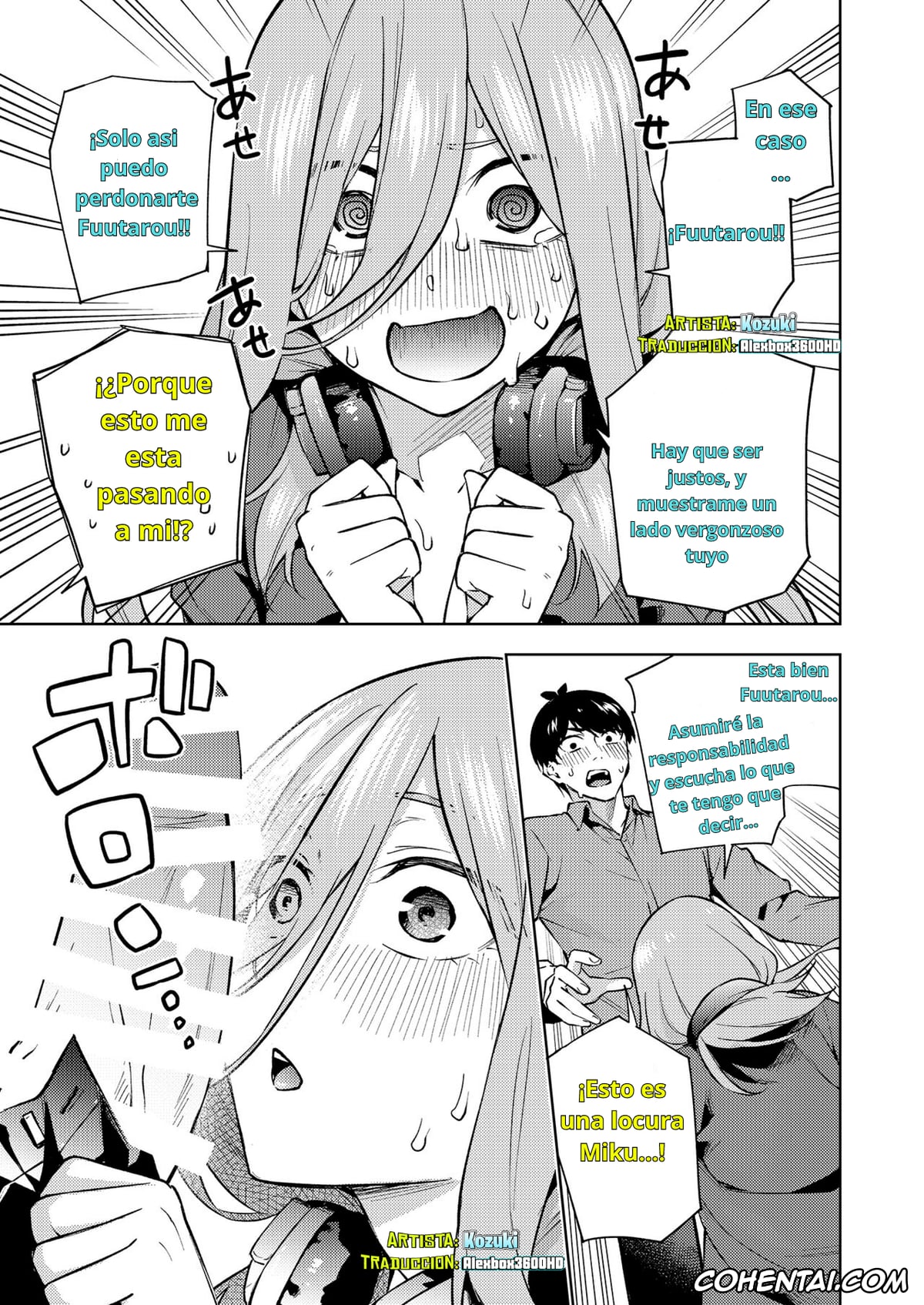 Gotoubun No Hanayome | The Quintessential Quintuplets xxx, Fuutarou Uesugi xxx, Miku Nakano xxx, Chri Bocchi Miku – Miku is alone at Christmas. (Gotoubun no Hanayome), pagina 13