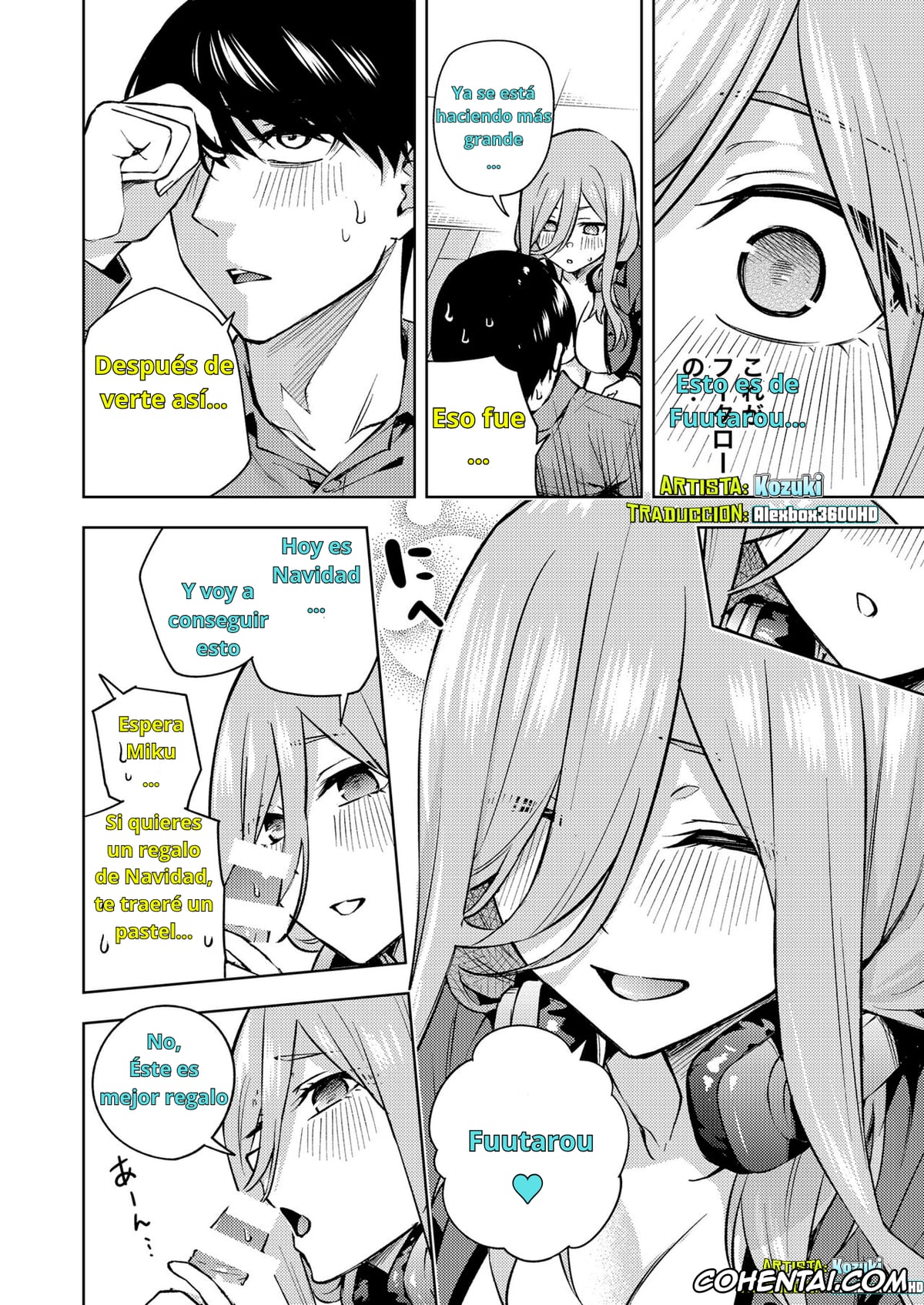 Gotoubun No Hanayome | The Quintessential Quintuplets porno, Fuutarou Uesugi porno, Miku Nakano porno, Chri Bocchi Miku – Miku is alone at Christmas. (Gotoubun no Hanayome), pagina 14