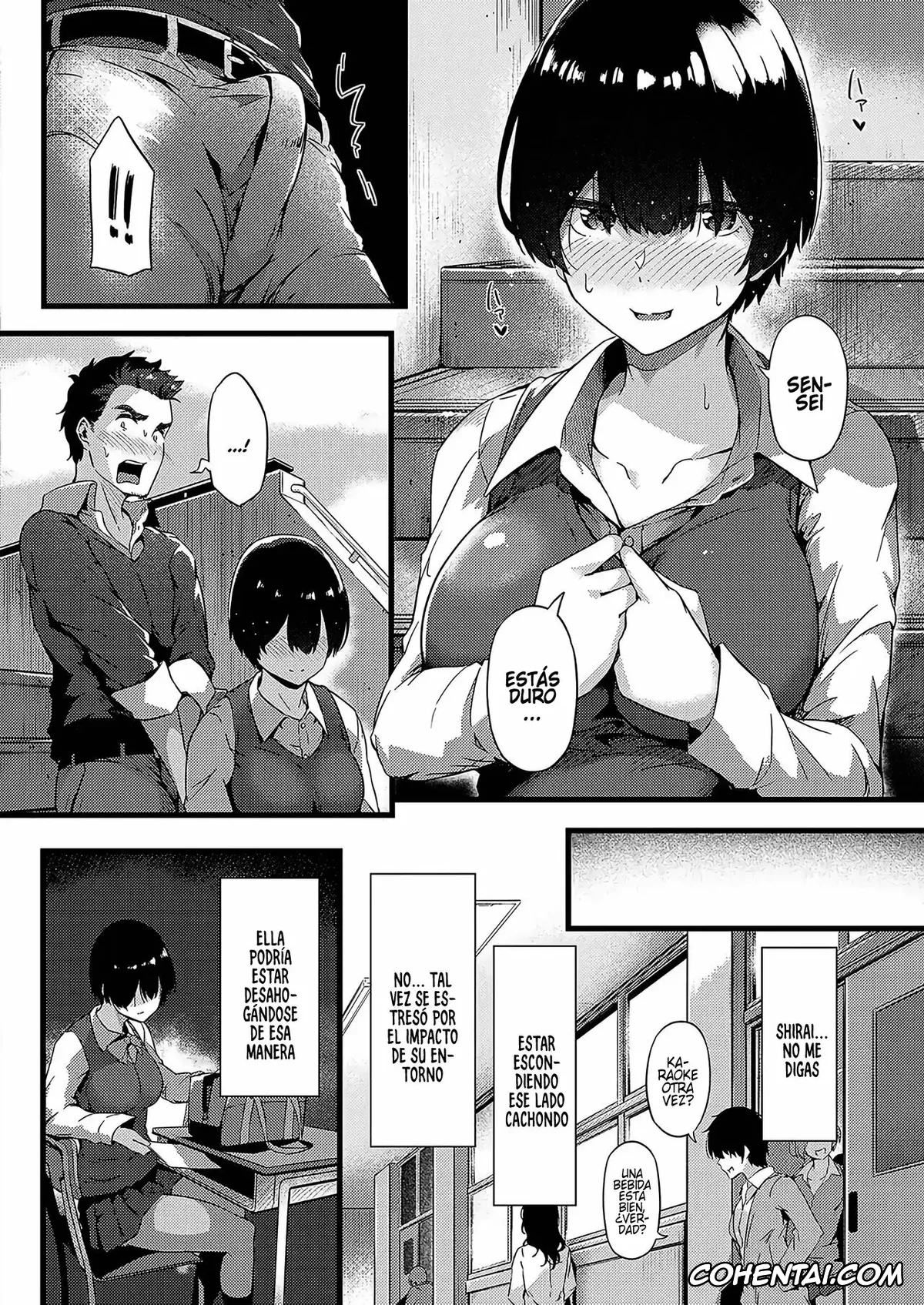 Revistas hentai, COMIC ExE hentai, Jimiko To Sensei (COMIC ExE 22), pagina 9