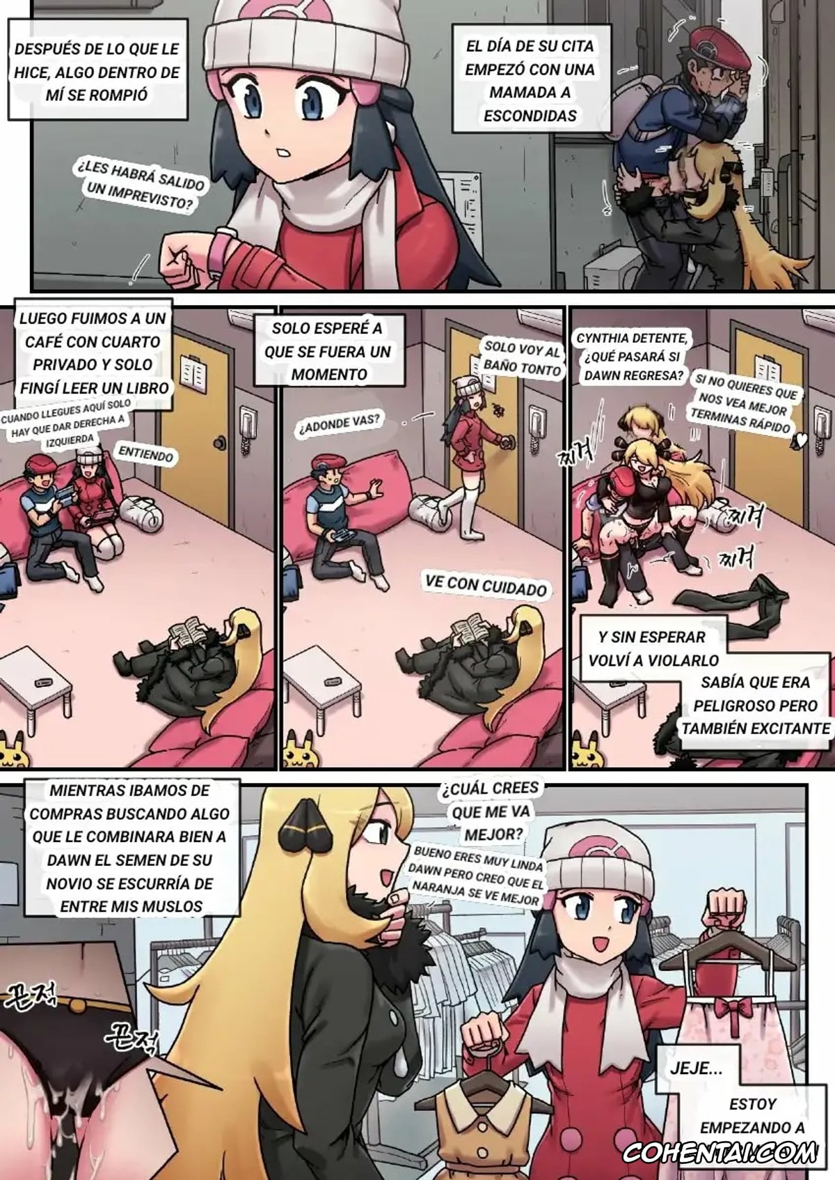 Pokemon | Pocket Monsters porno, Cynthia porno, Yandere Cynthia (Pokemon Sword and Shield), pagina 5