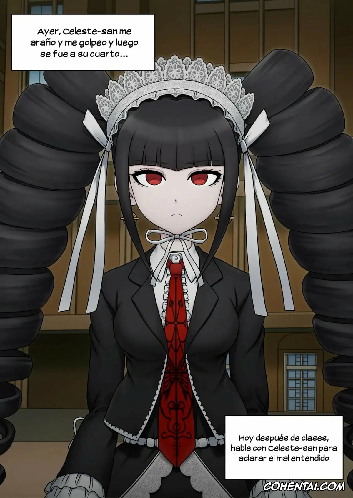Danganronpa hentai, Celestia Ludenberg hentai, Makoto Naegi hentai, Celestia Ludenberg (Danganronpa), pagina 3