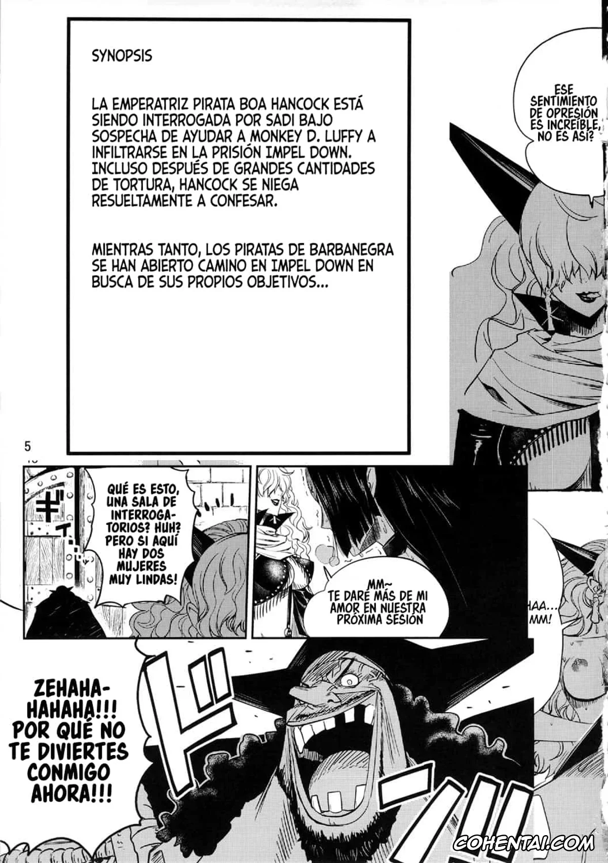 One Piece hentai, Boa Hancock hentai, Kalifa hentai, Marshall D. Teach | Blackbeard hentai, Nico Robin hentai, Zoku Onnagoroshi Hebi no Jigoku (One Piece), pagina 3