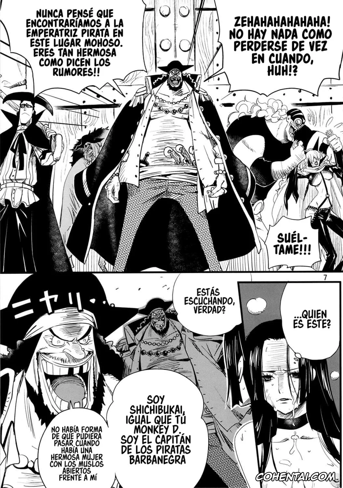 One Piece xxx, Boa Hancock xxx, Kalifa xxx, Marshall D. Teach | Blackbeard xxx, Nico Robin xxx, Zoku Onnagoroshi Hebi no Jigoku (One Piece), pagina 4