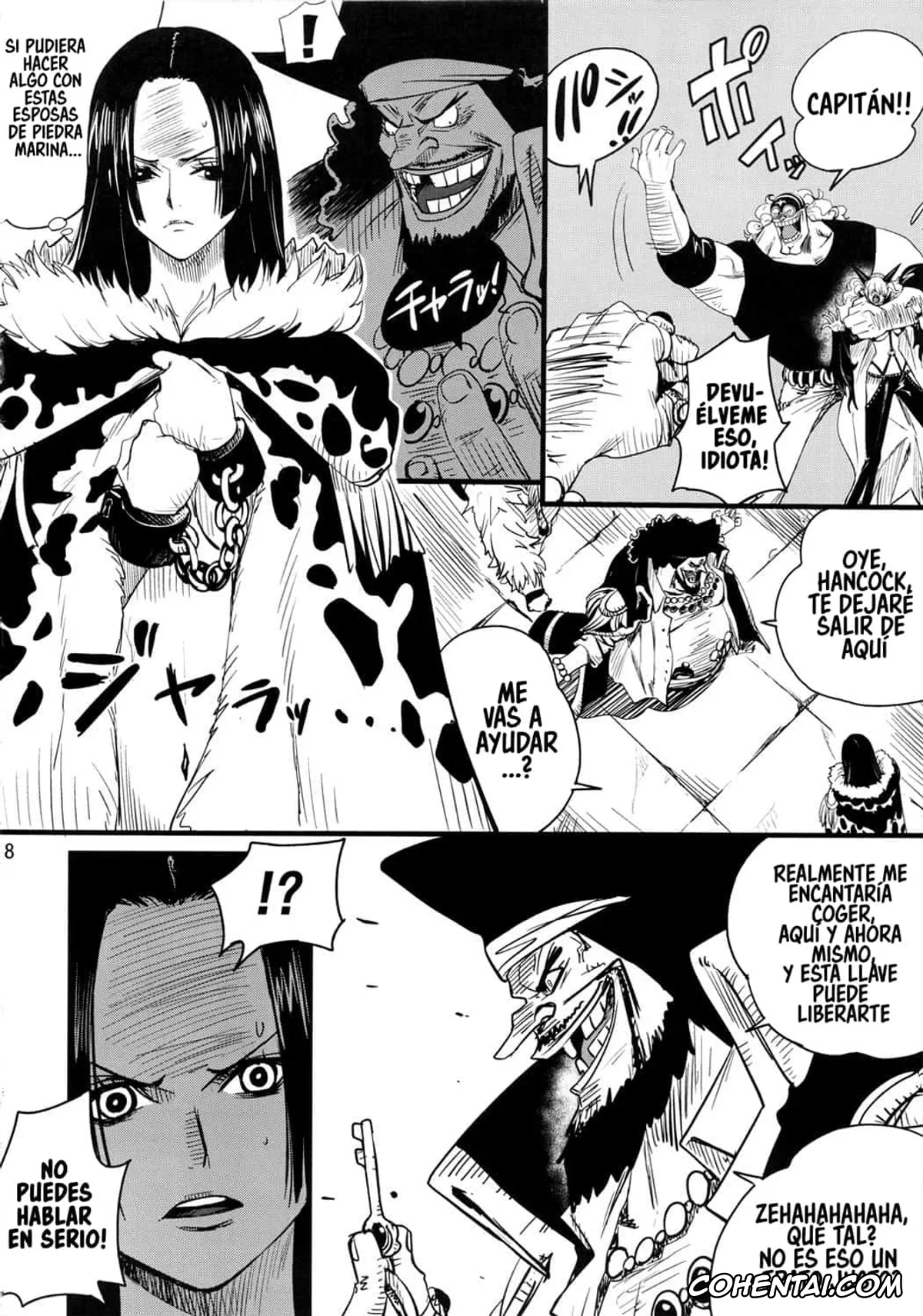 One Piece porno, Boa Hancock porno, Kalifa porno, Marshall D. Teach | Blackbeard porno, Nico Robin porno, Zoku Onnagoroshi Hebi no Jigoku (One Piece), pagina 5