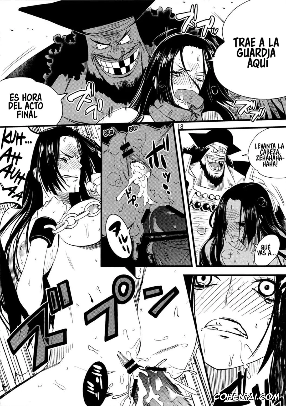 One Piece hentai, Boa Hancock hentai, Kalifa hentai, Marshall D. Teach | Blackbeard hentai, Nico Robin hentai, Zoku Onnagoroshi Hebi no Jigoku (One Piece), pagina 15