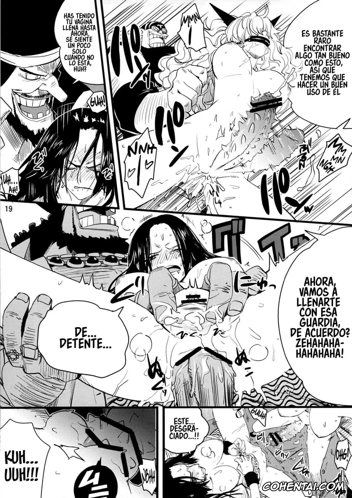 One Piece xxx, Boa Hancock xxx, Kalifa xxx, Marshall D. Teach | Blackbeard xxx, Nico Robin xxx, Zoku Onnagoroshi Hebi no Jigoku (One Piece), pagina 16