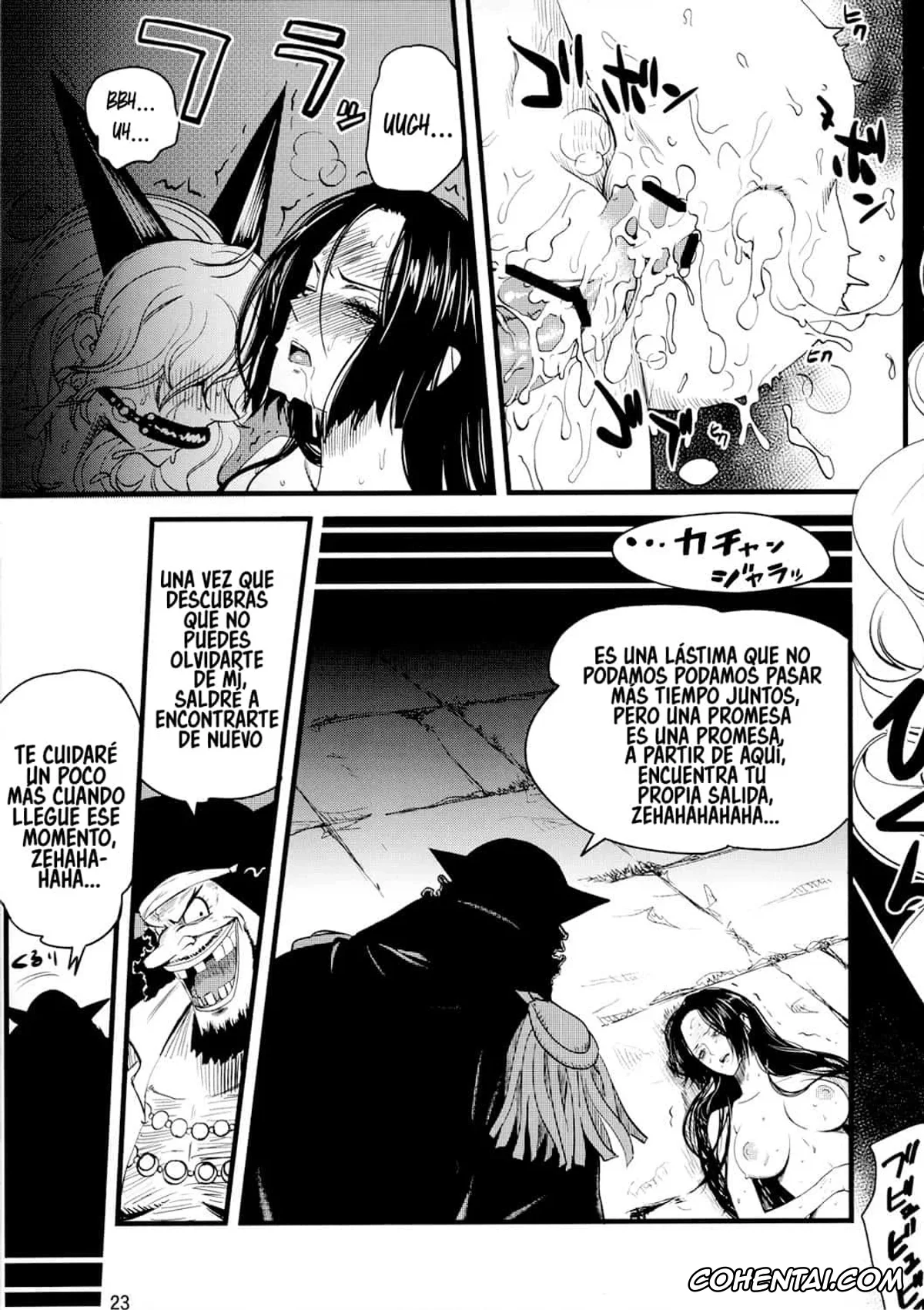 One Piece porno, Boa Hancock porno, Kalifa porno, Marshall D. Teach | Blackbeard porno, Nico Robin porno, Zoku Onnagoroshi Hebi no Jigoku (One Piece), pagina 20