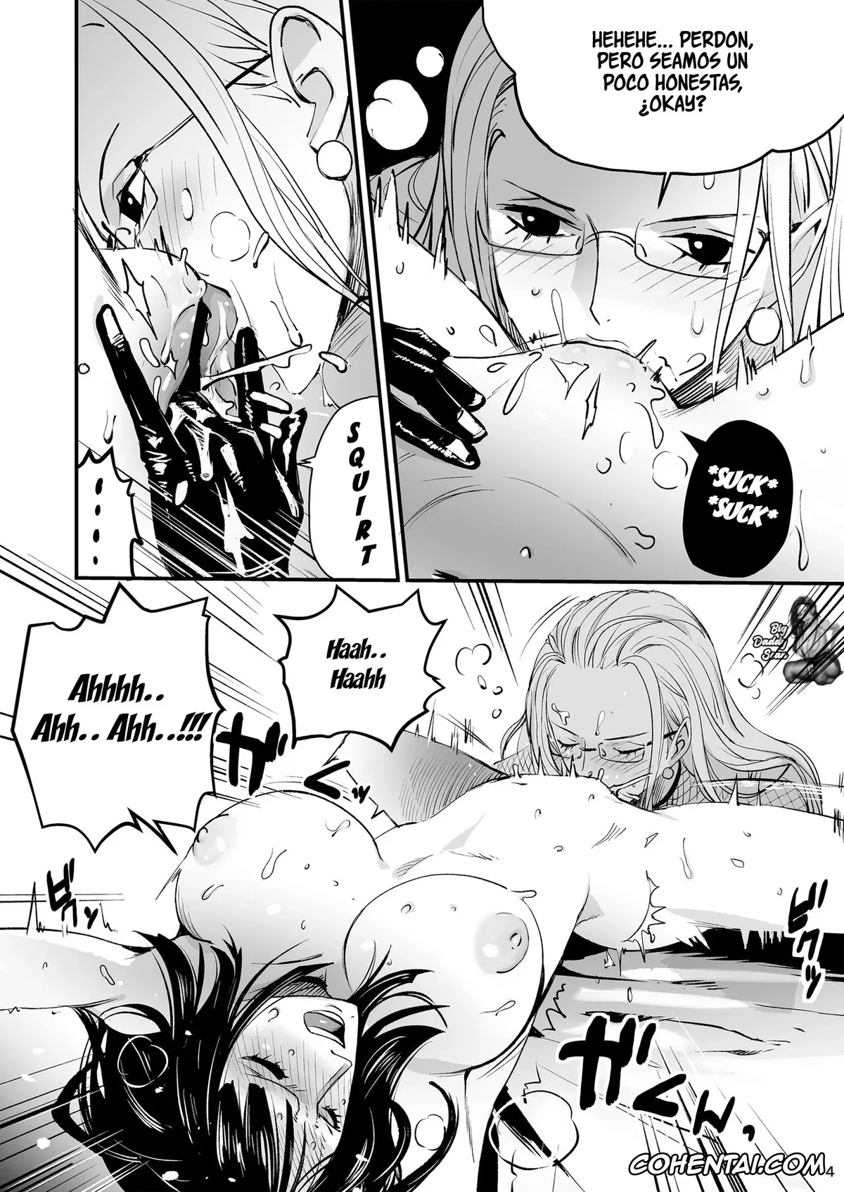 One Piece xxx, Kalifa xxx, Nico Robin xxx, Awa no Hana (One Piece), pagina 4