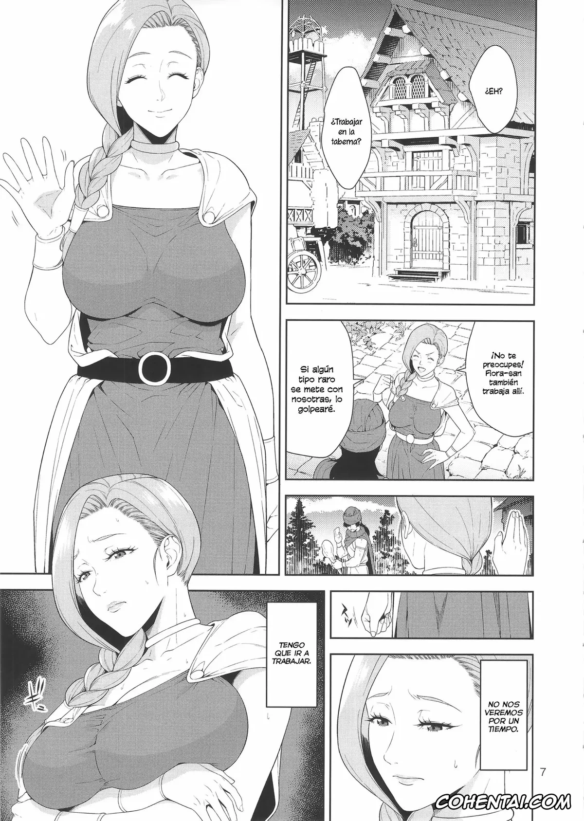 Dragon Quest V hentai, Bianca Whitaker hentai, Nera Briscoletti hentai, Tenkuu no Shoufu (Dragon Quest V), pagina 6