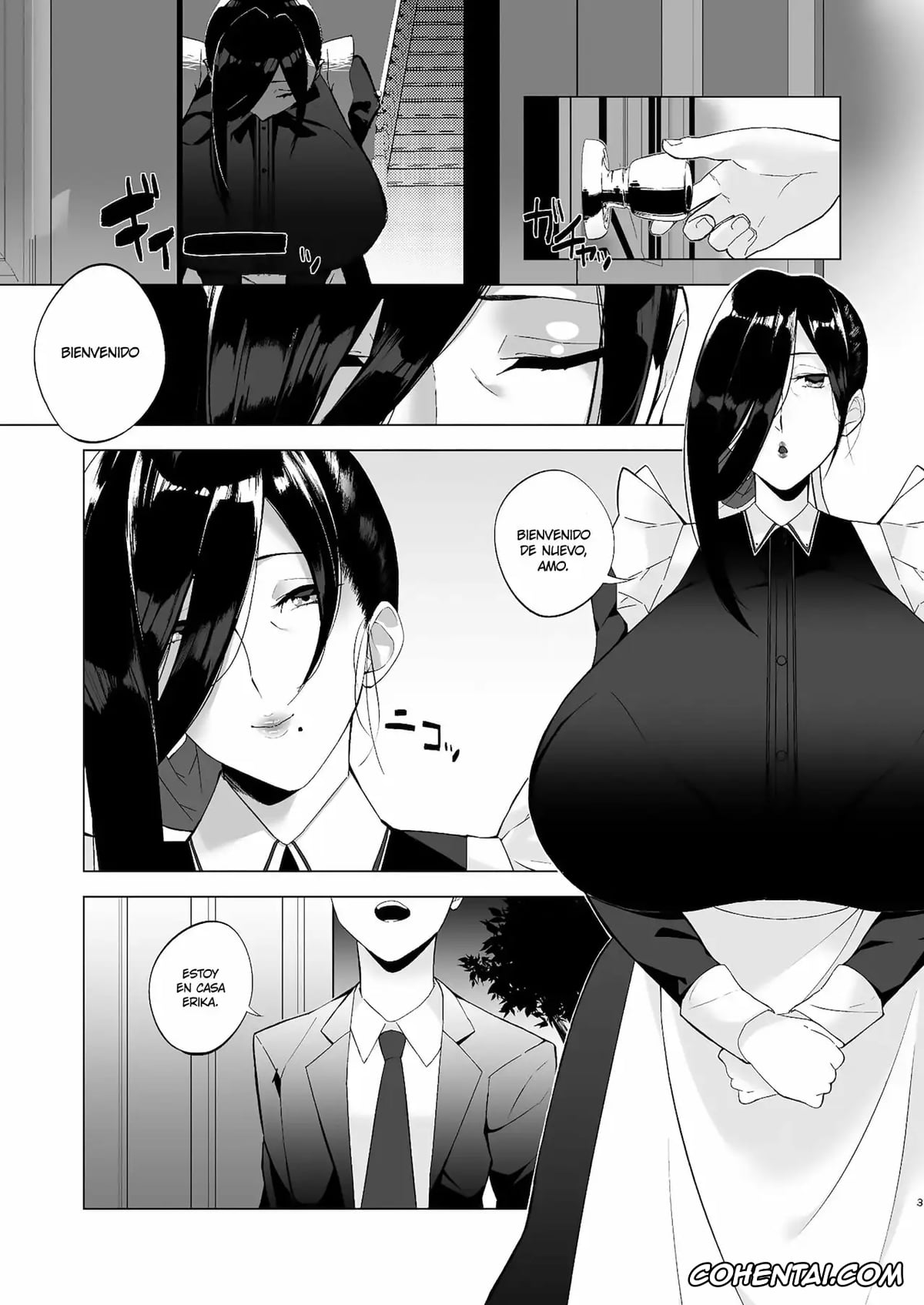 Original porno, Baku Maid Oba-san Kairaku ni Otsu, pagina 2