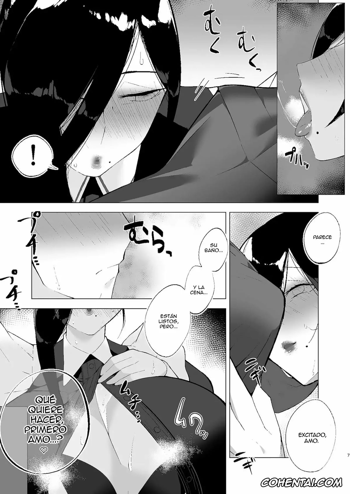 Original hentai, Baku Maid Oba-san Kairaku ni Otsu, pagina 6