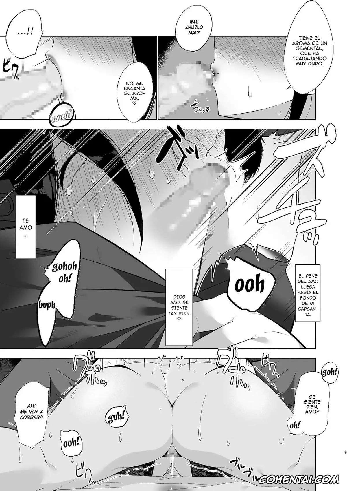 Original porno, Baku Maid Oba-san Kairaku ni Otsu, pagina 8