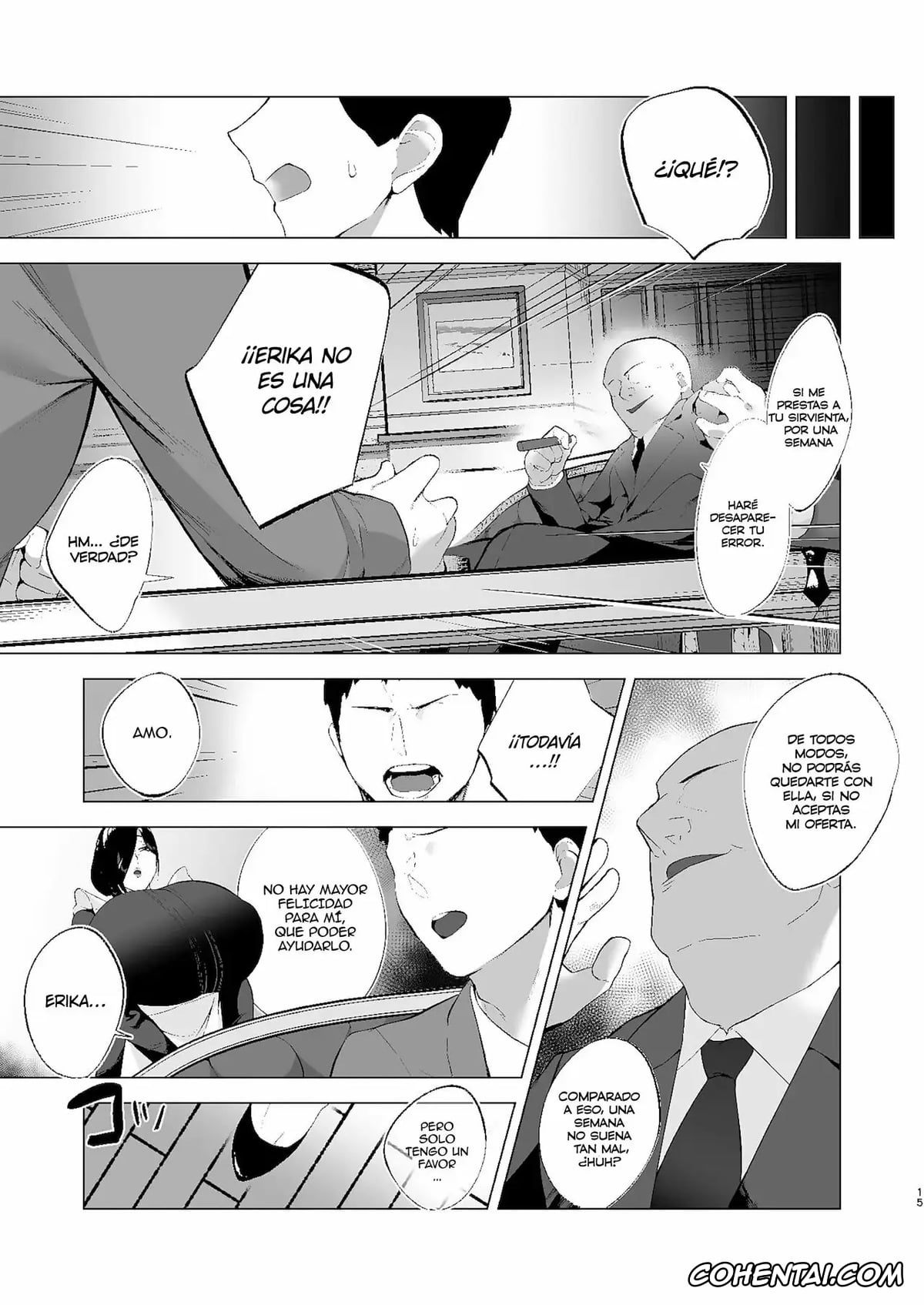 Original porno, Baku Maid Oba-san Kairaku ni Otsu, pagina 14