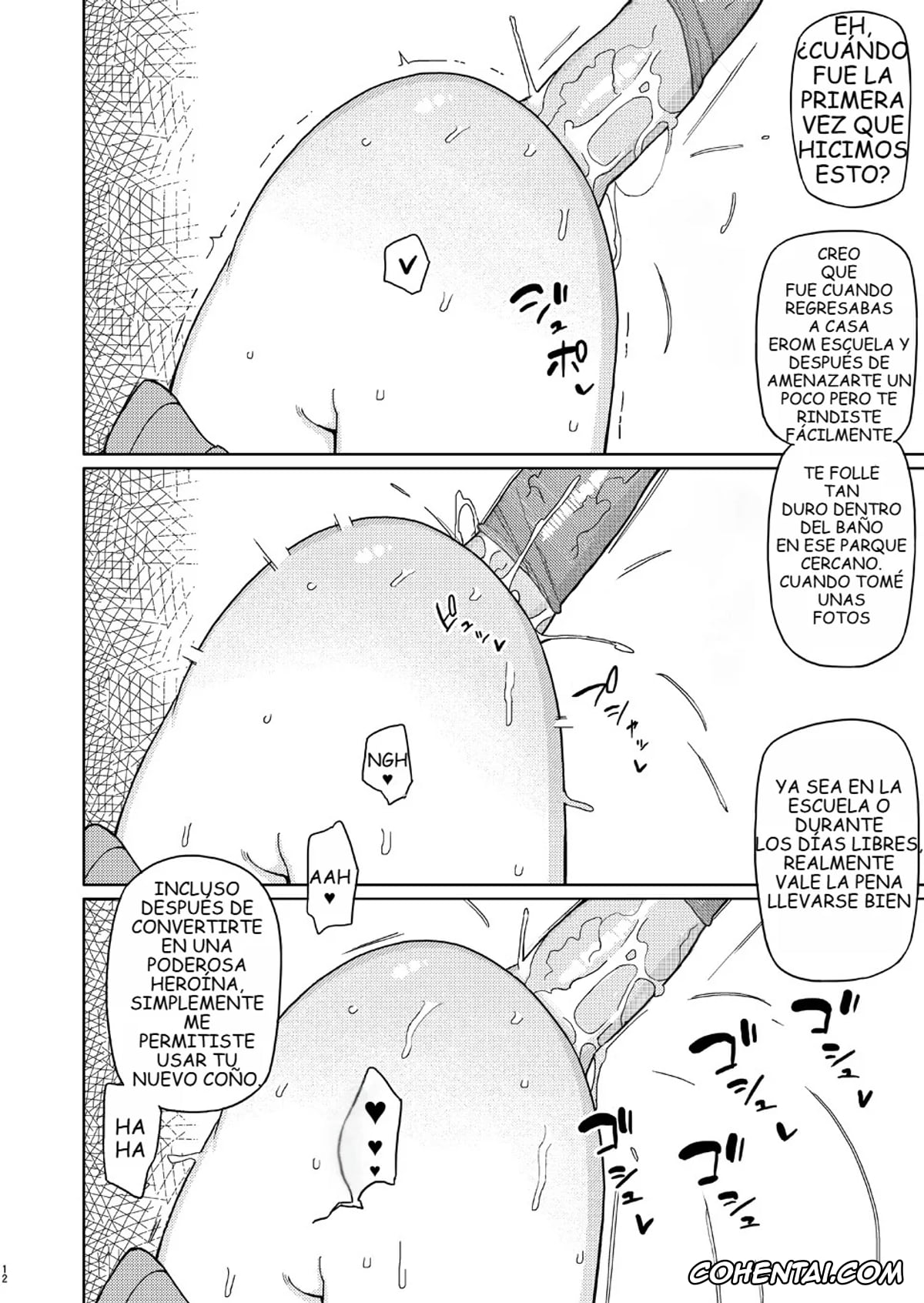 Original hentai, Ore ga Ijimeteta Onna ga Henshin Heroine ni Natta node, pagina 12