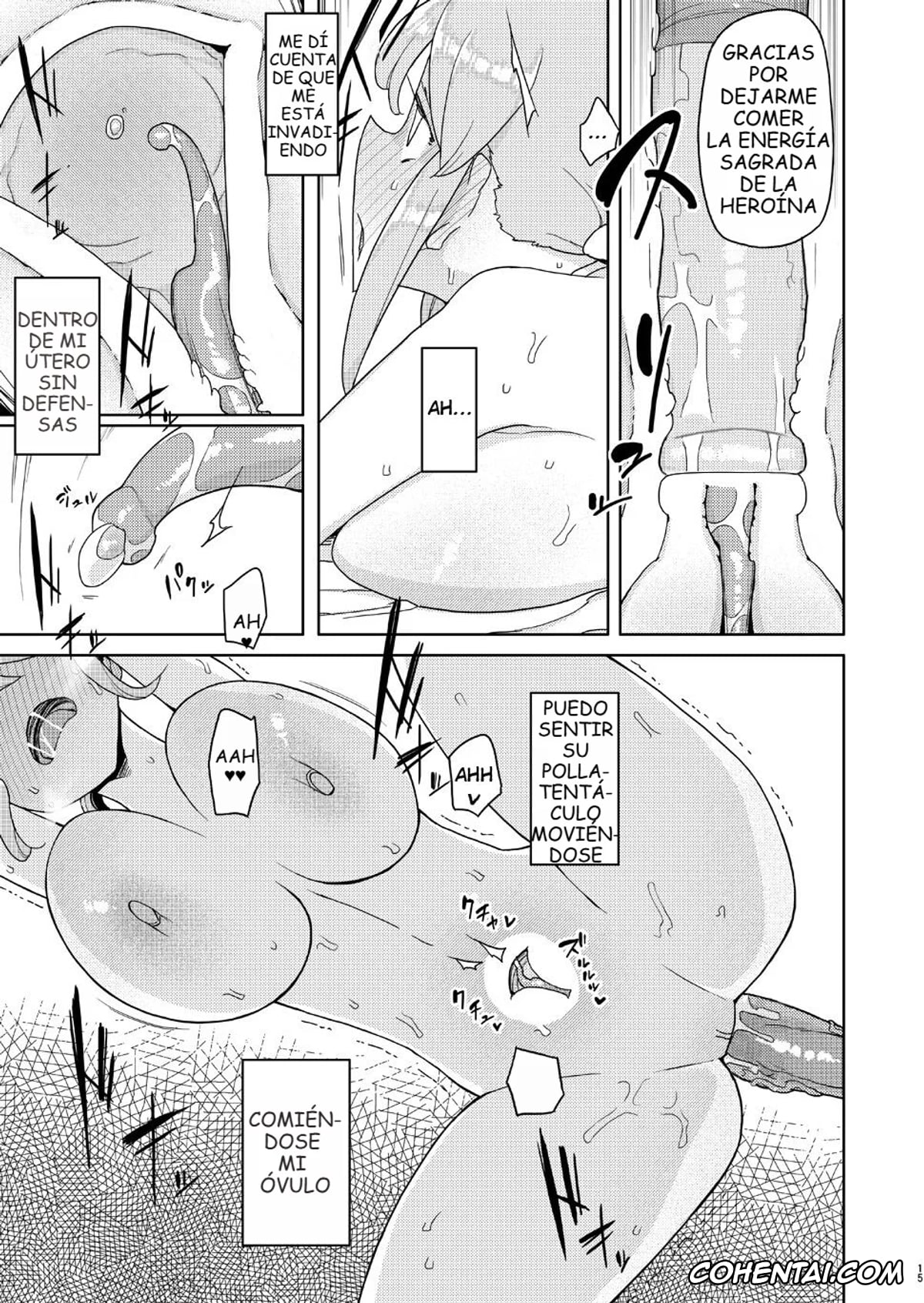 Original hentai, Ore ga Ijimeteta Onna ga Henshin Heroine ni Natta node, pagina 15